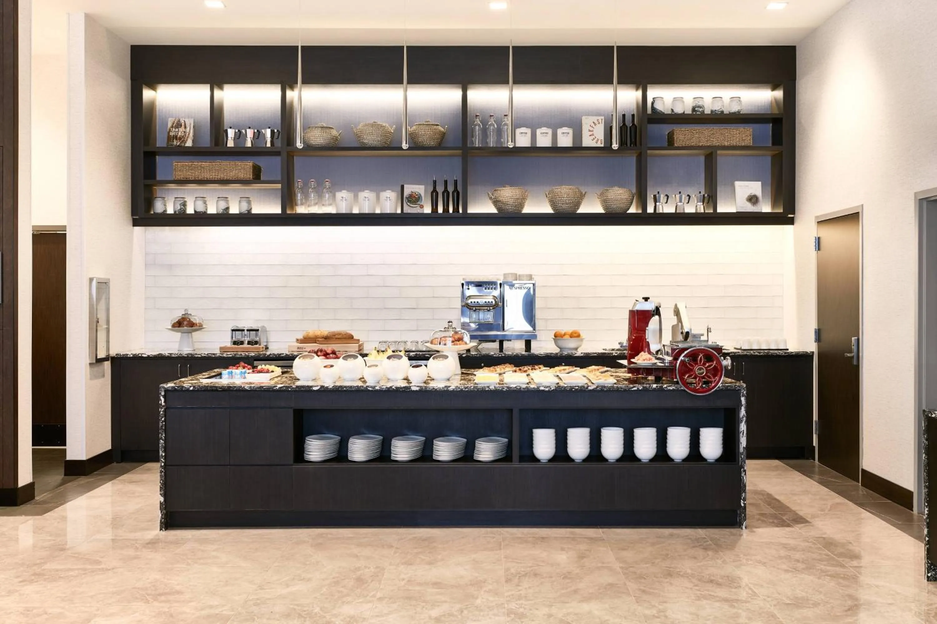 Kitchen or kitchenette in AC Hotel by Marriott Bridgewater