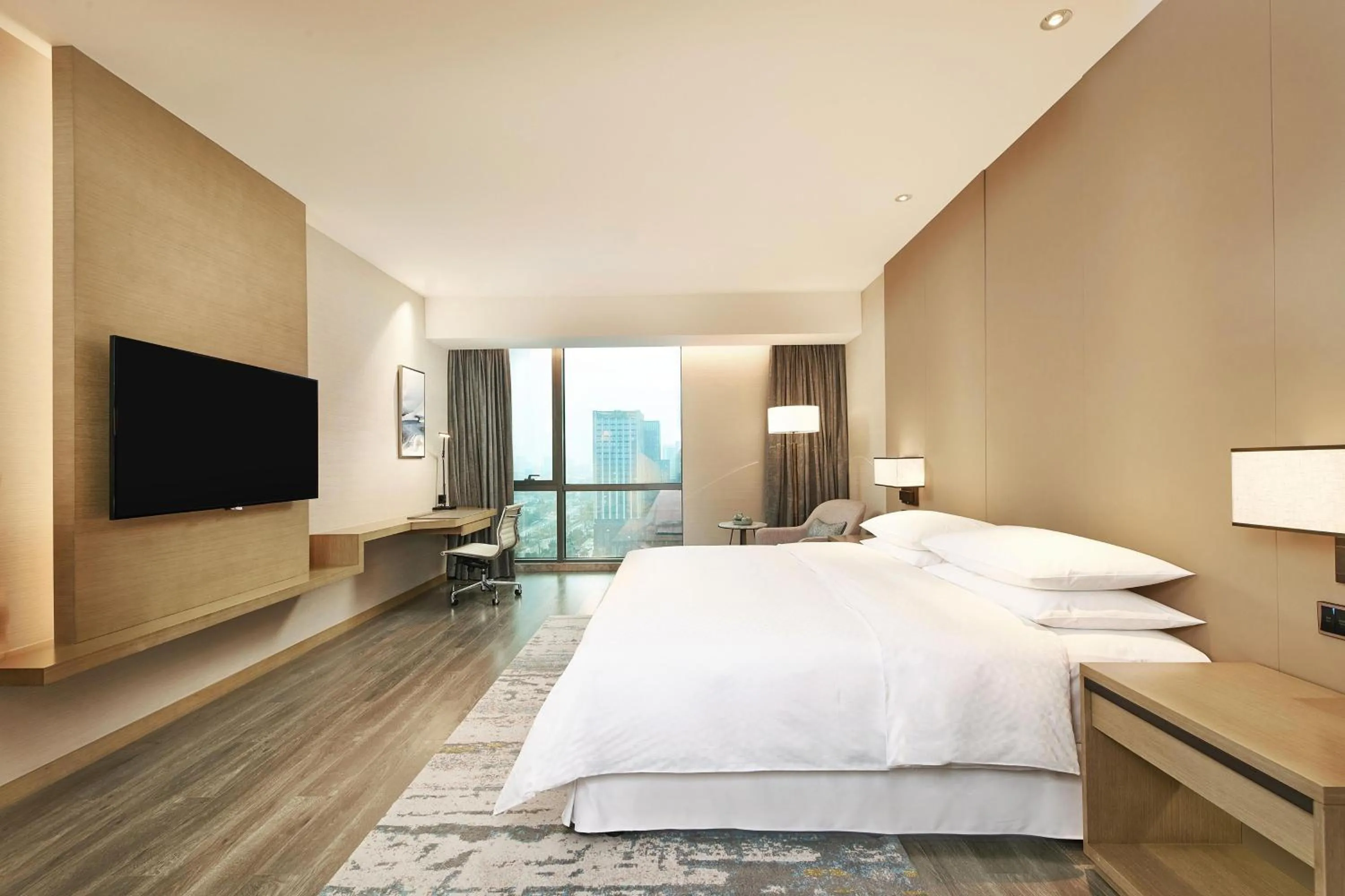 Bedroom, Bed in Four Points by Sheraton Jiaxing