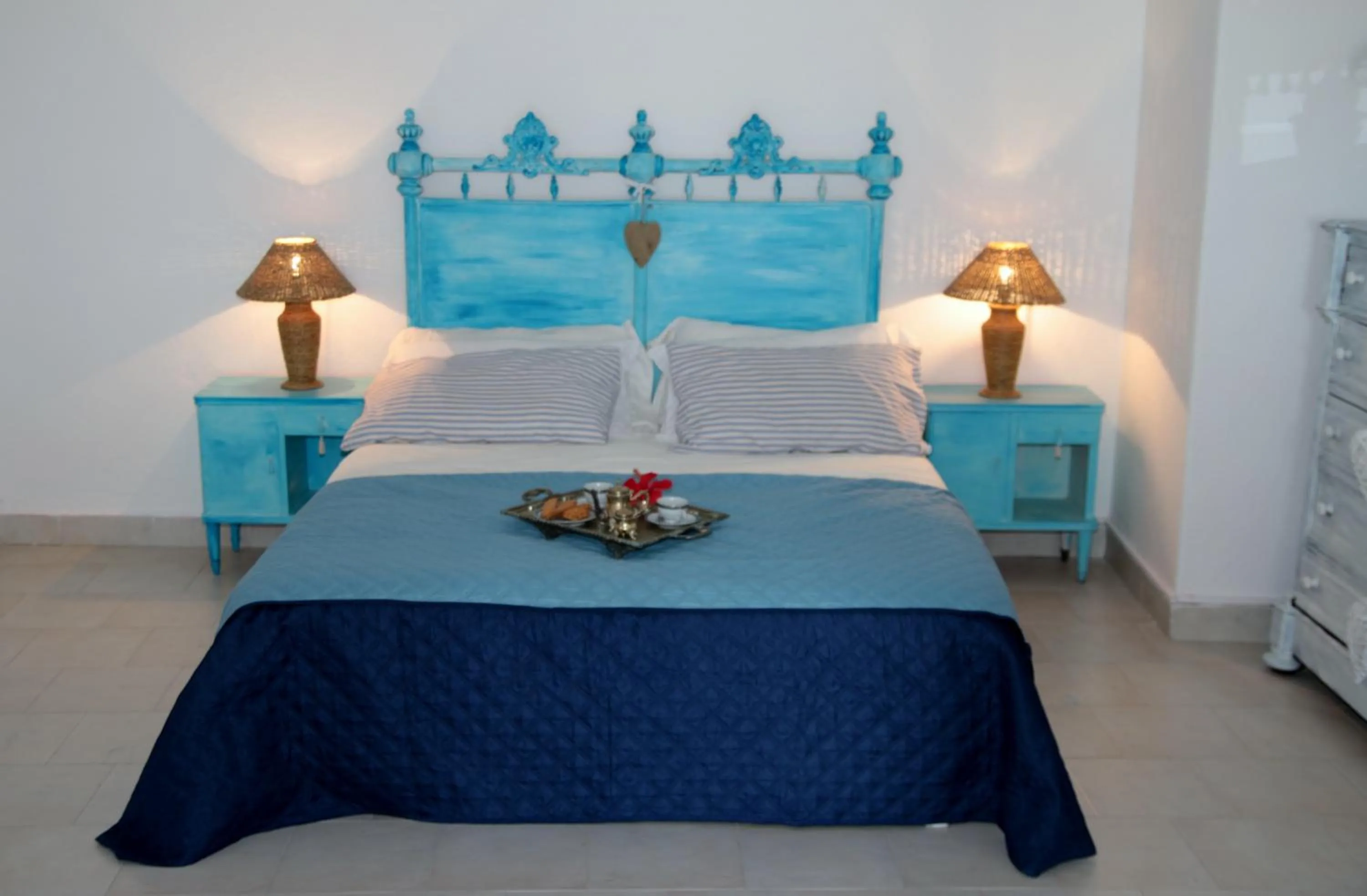 Bed in Villa Neptunus
