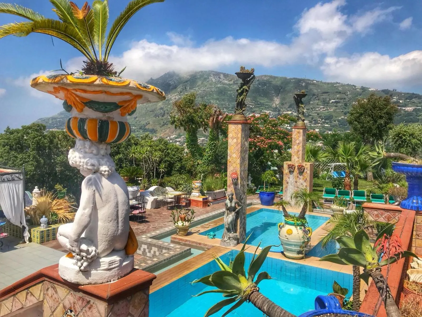 Bird's eye view in Villa Neptunus