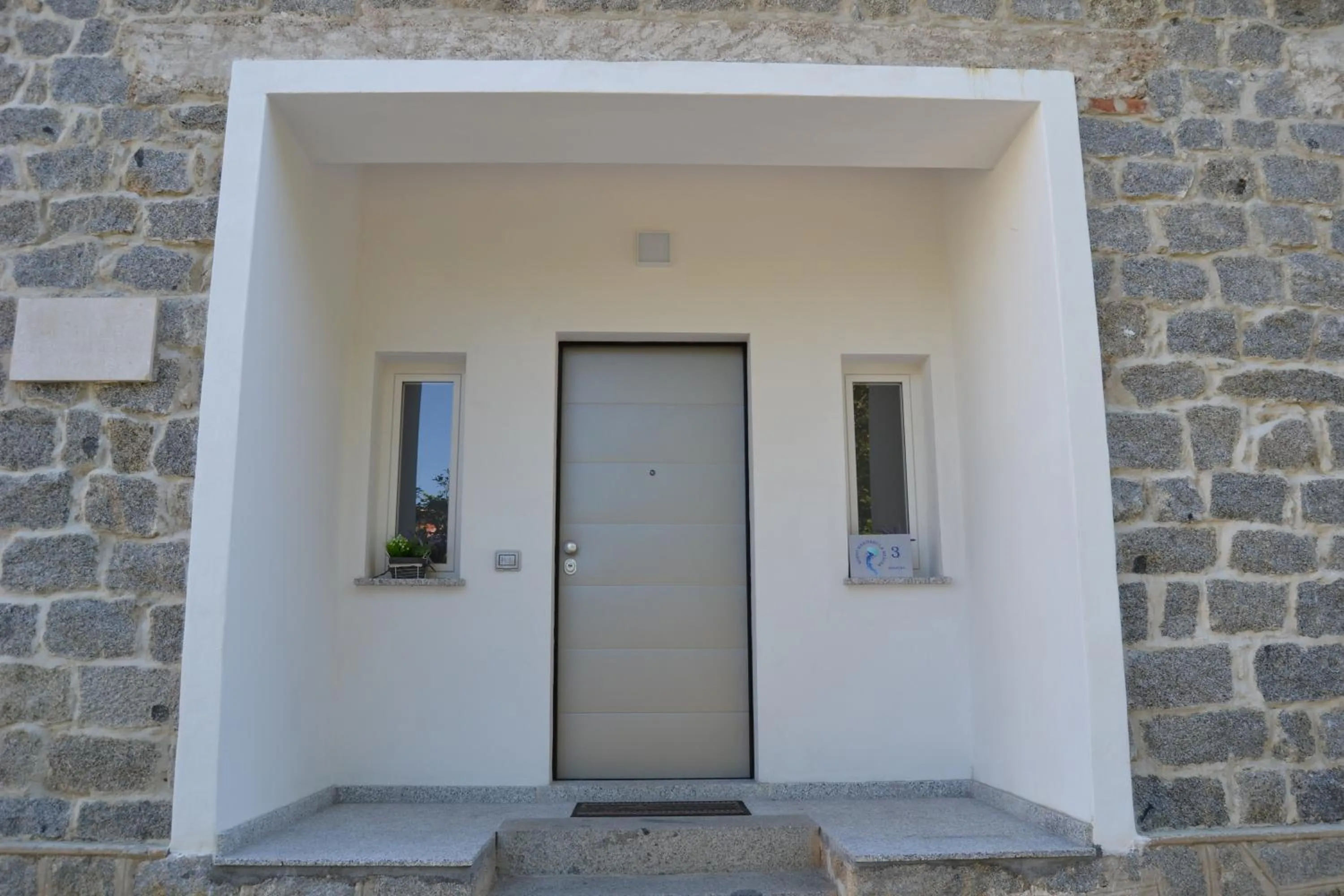 Facade/entrance in Borgo Marinaro La Medusa Arbatax - camera matrimoniale con bagno privato-