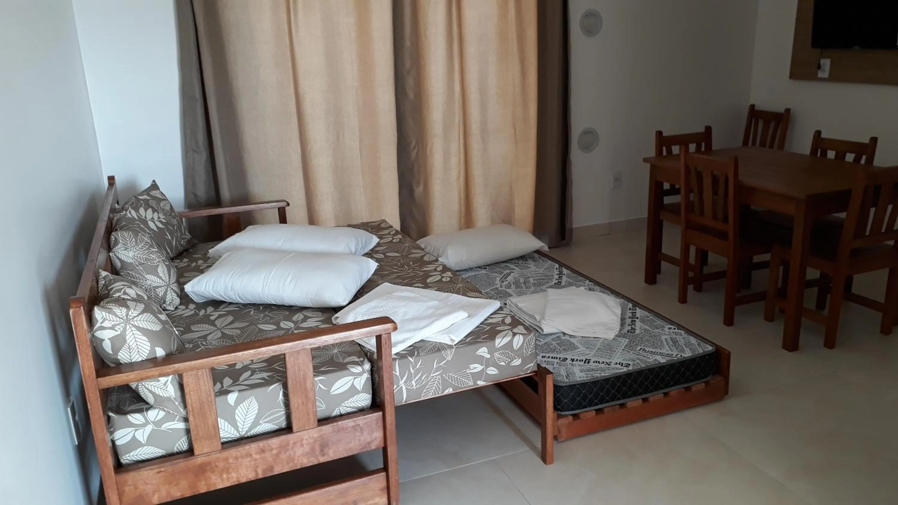 Bed in Apart Hotel Canto Grande