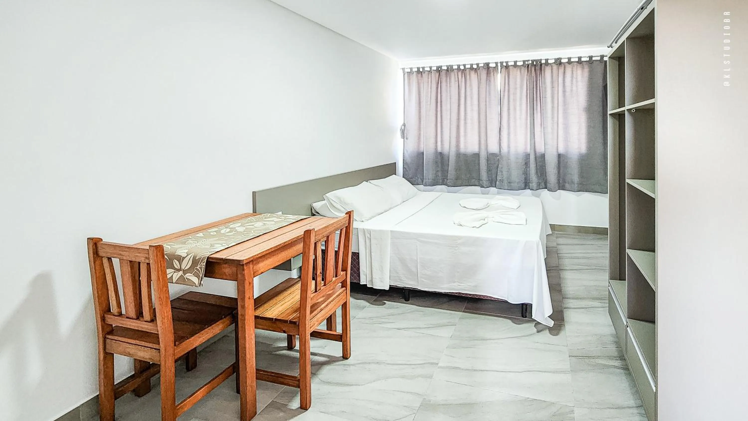 Bed in Apart Hotel Canto Grande