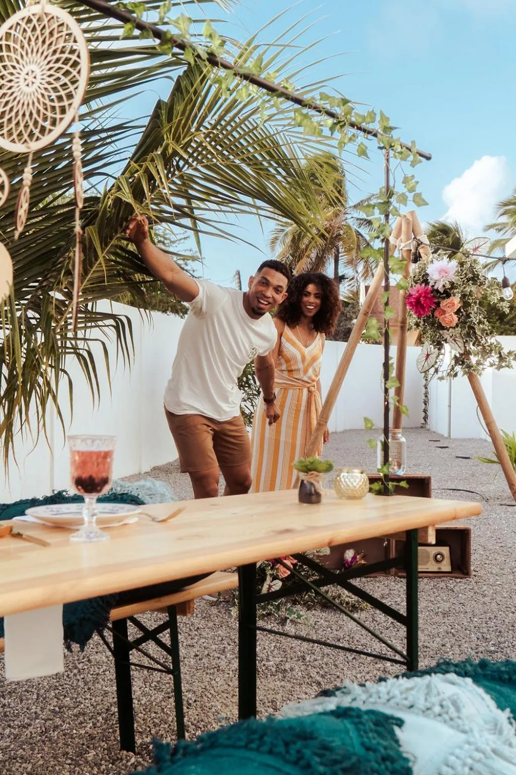 Garden in The Palm Leaf Apartments