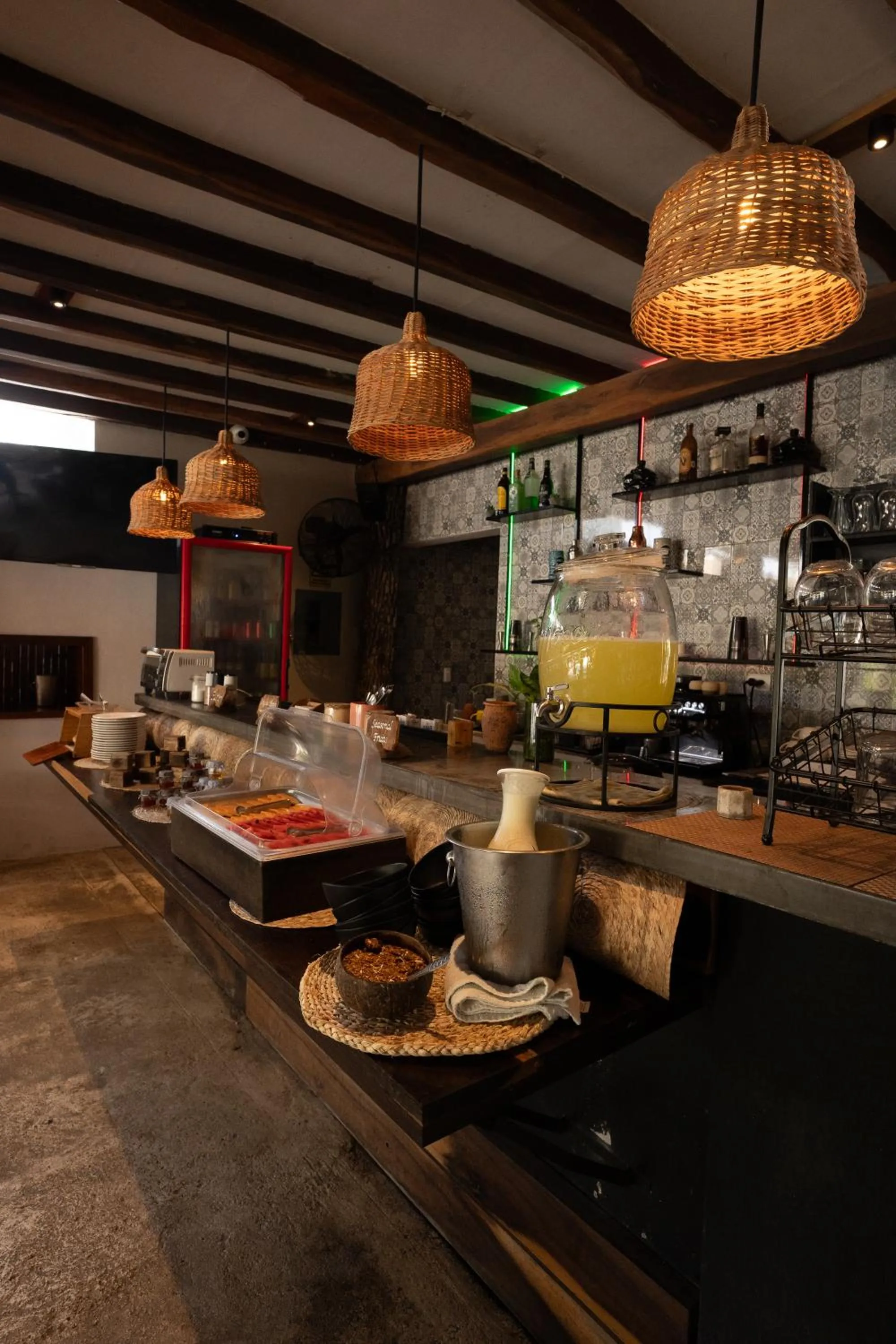 Restaurant/places to eat in AGAM Hotel Boutique Bacalar - Adults Only