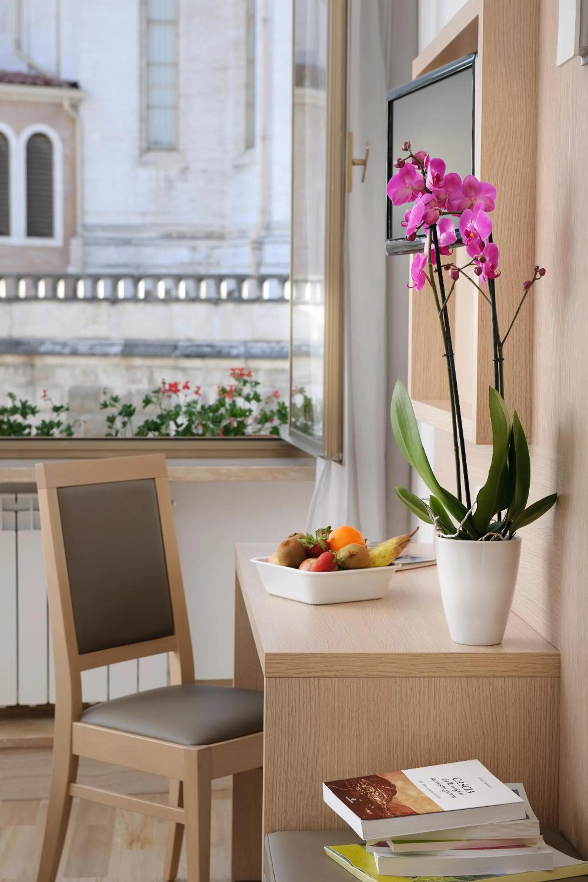 Landmark view in Hotel Delle Rose