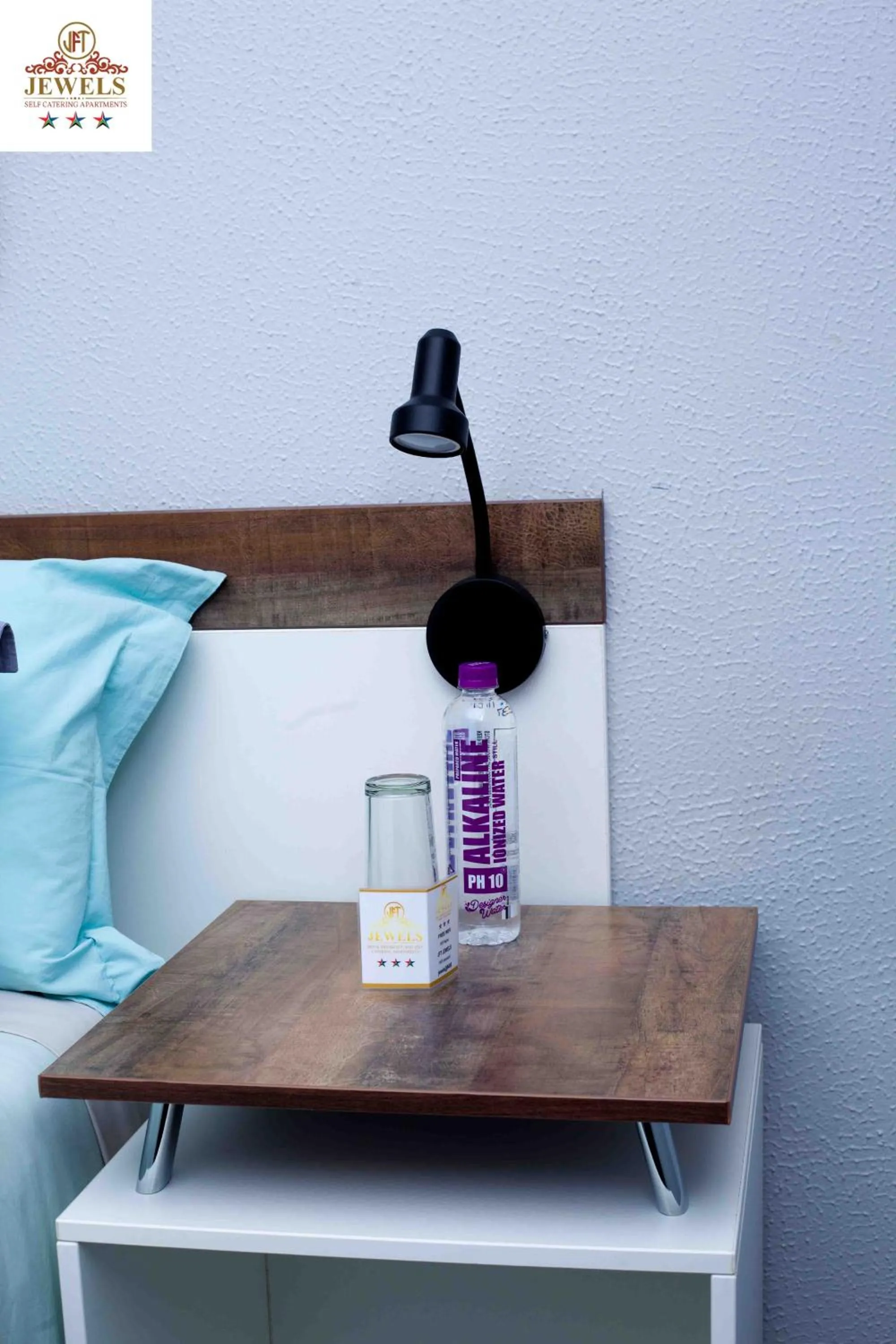 Text overlay in JFT self catering units