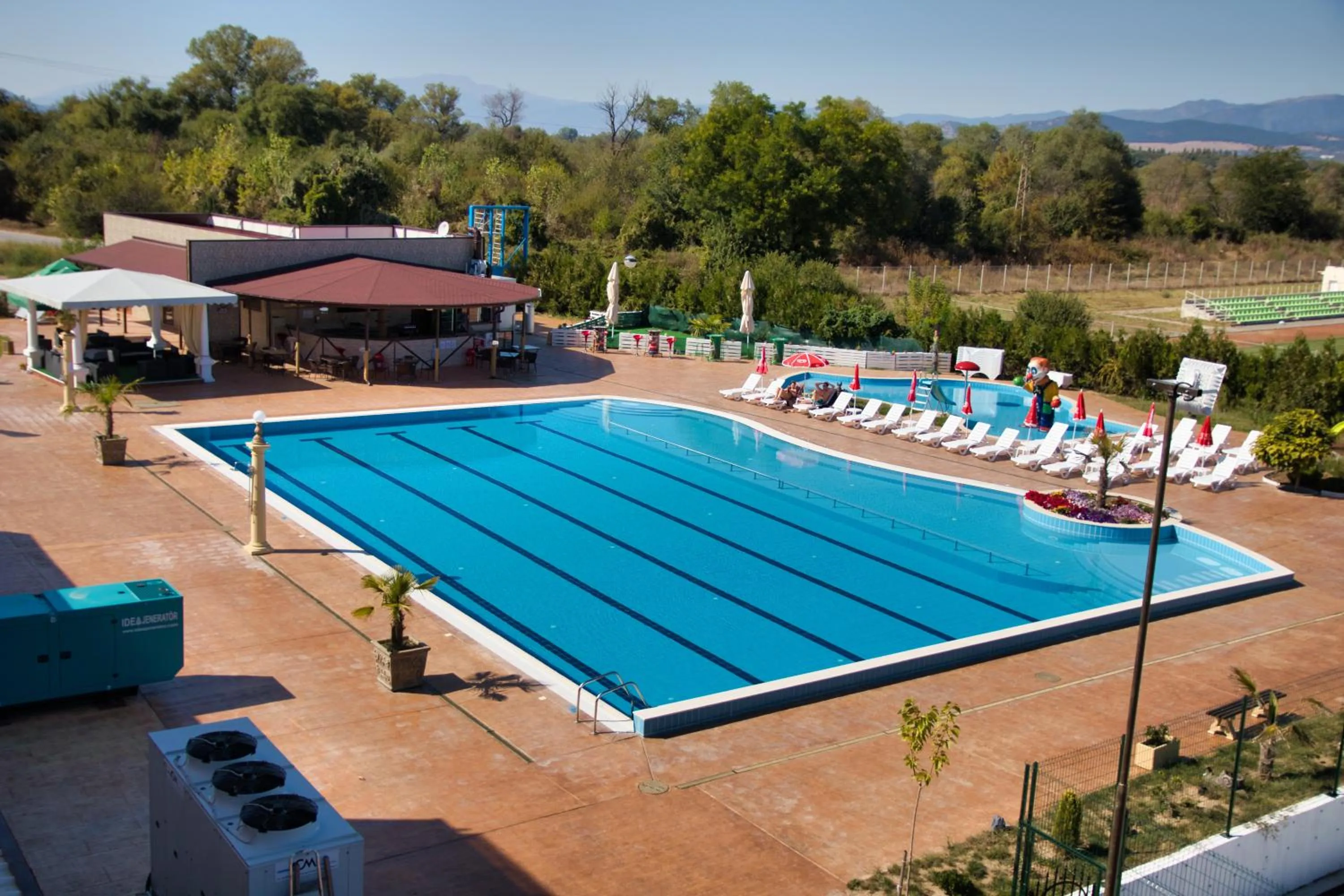 Swimming pool in Balneo and SPA Complex MINERAL YAGODA