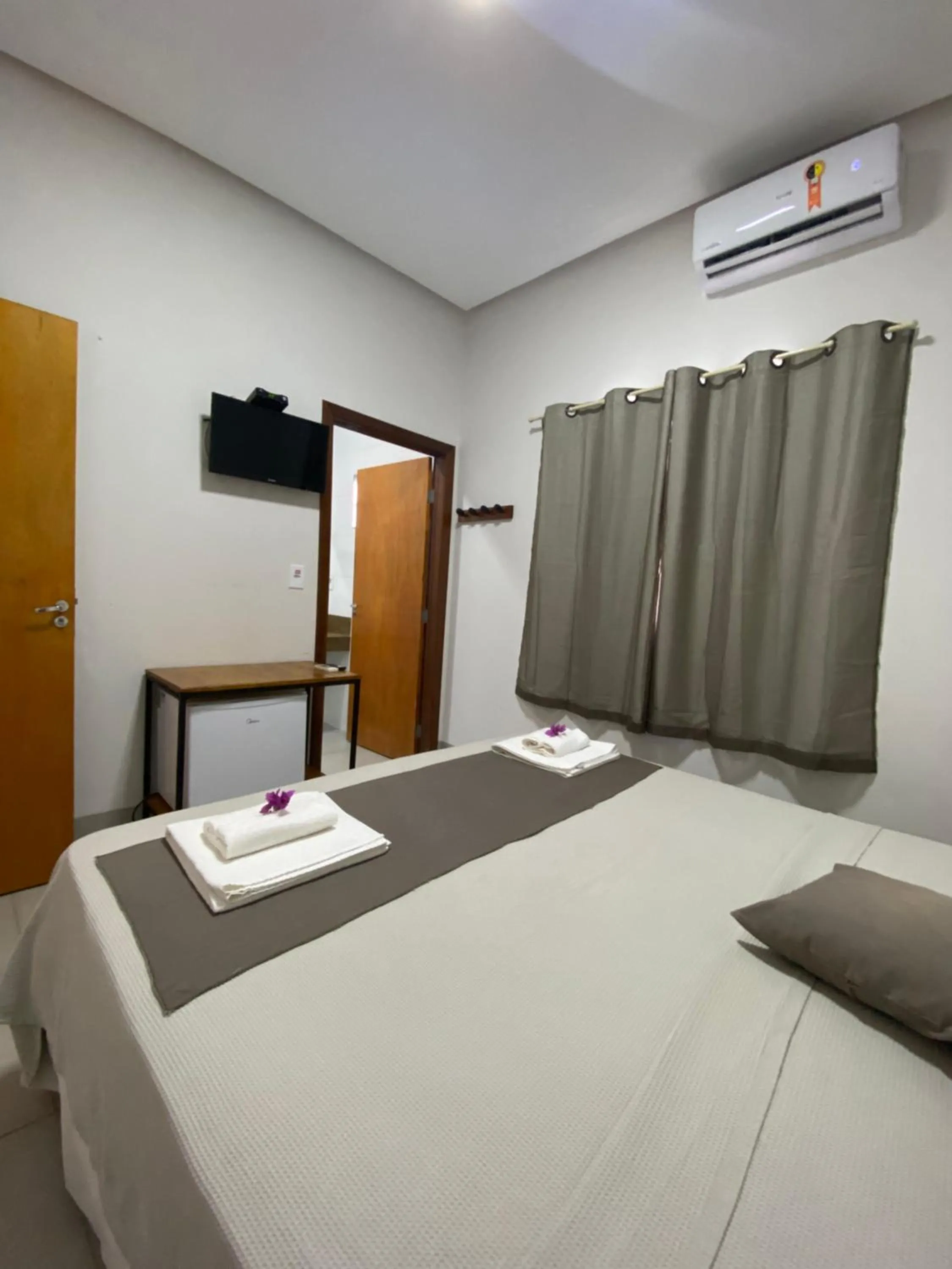 Bed in Pousada Maktub