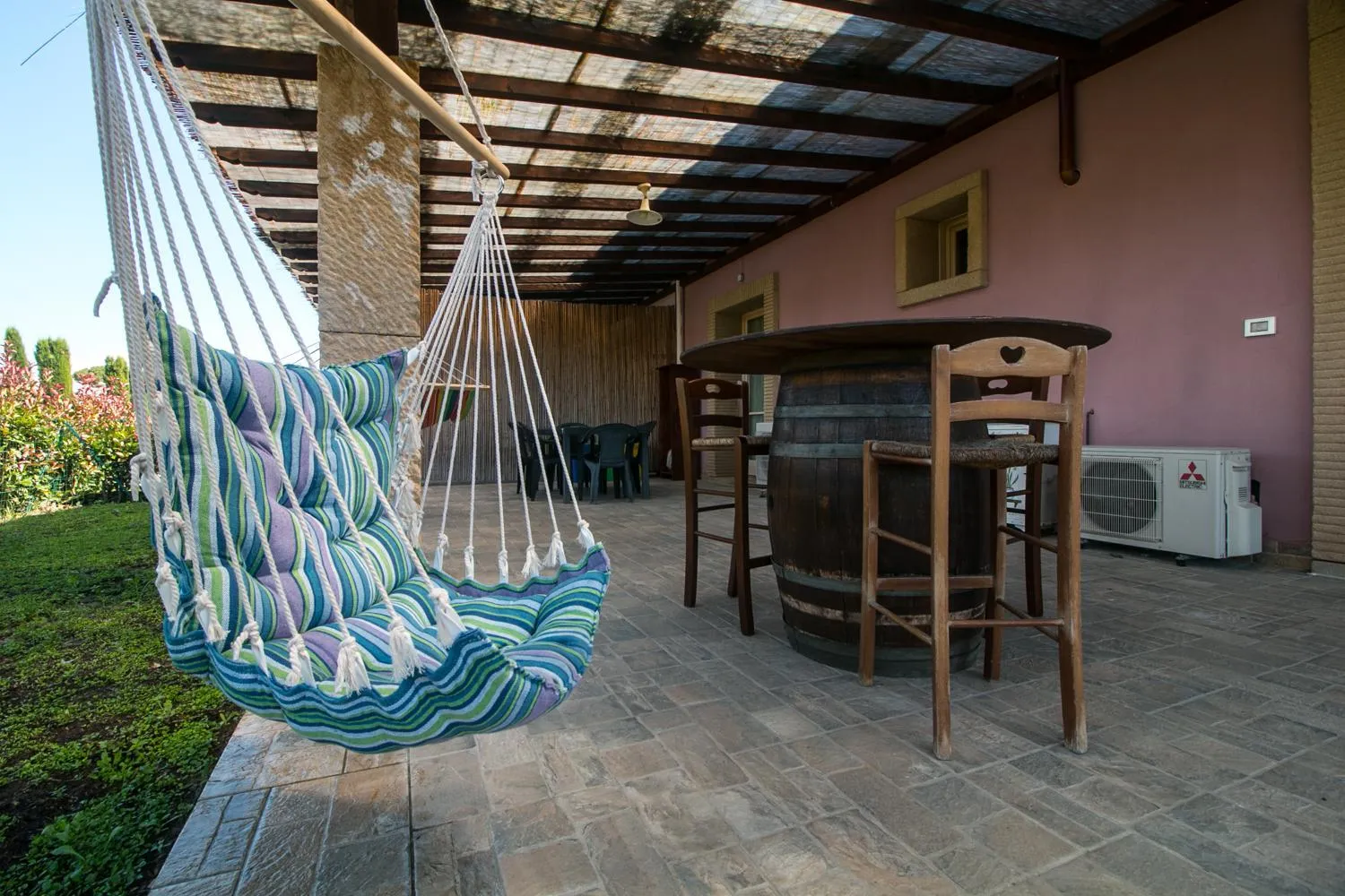 Patio in Fattoria Palazzeta - Pet & Family Friendly