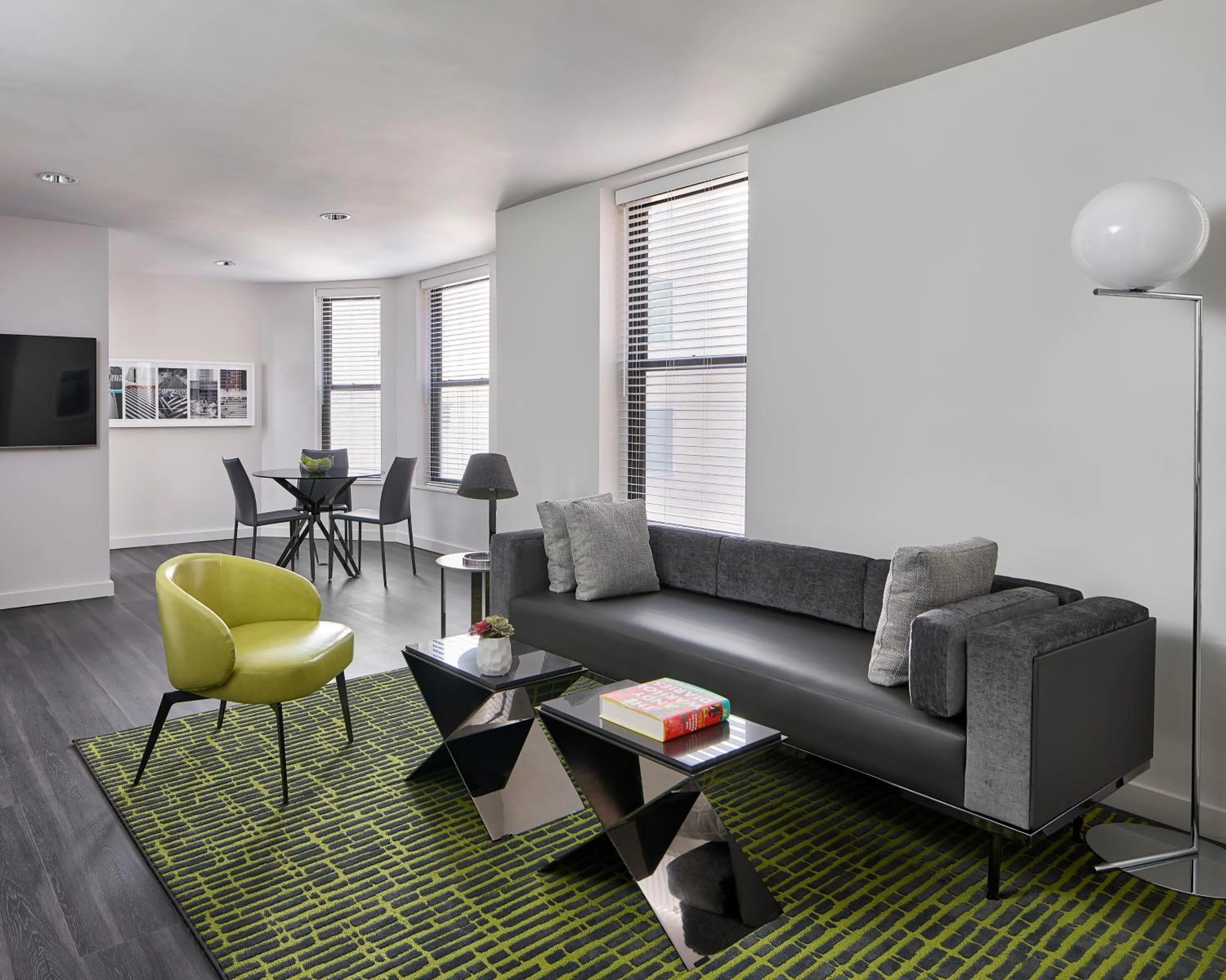 Living room in AKA Times Square