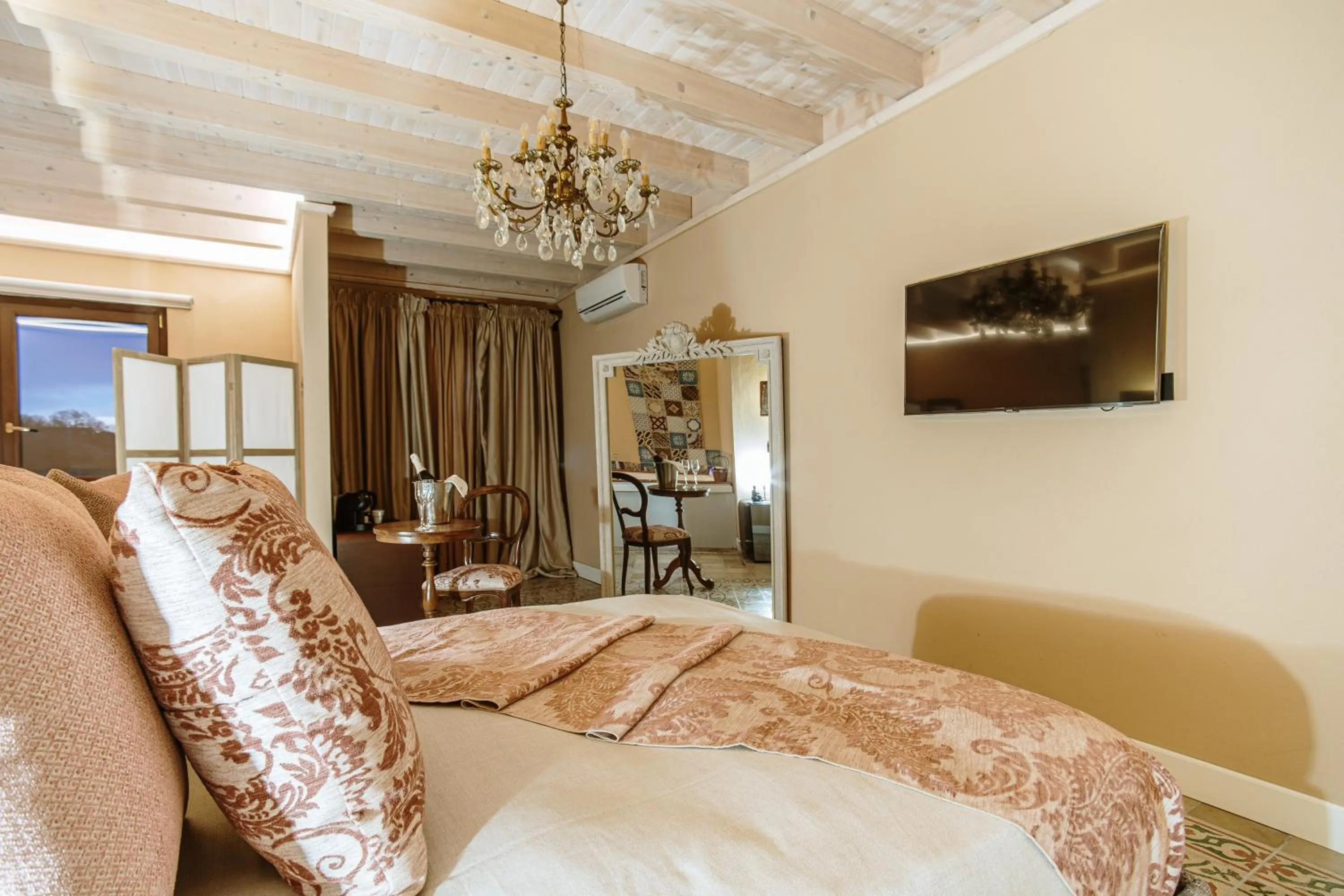 Bed in Leano Agriresort