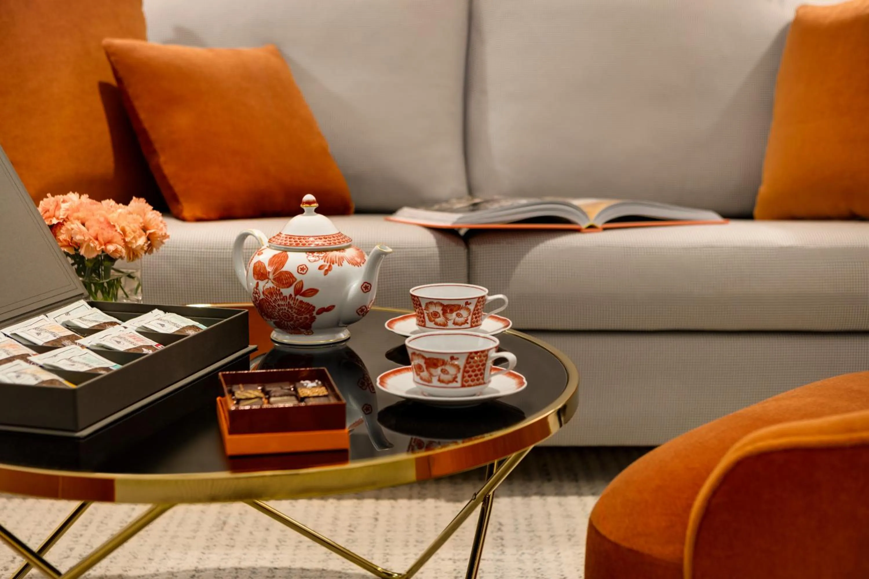 Seating area in The Chemists Club Hotel