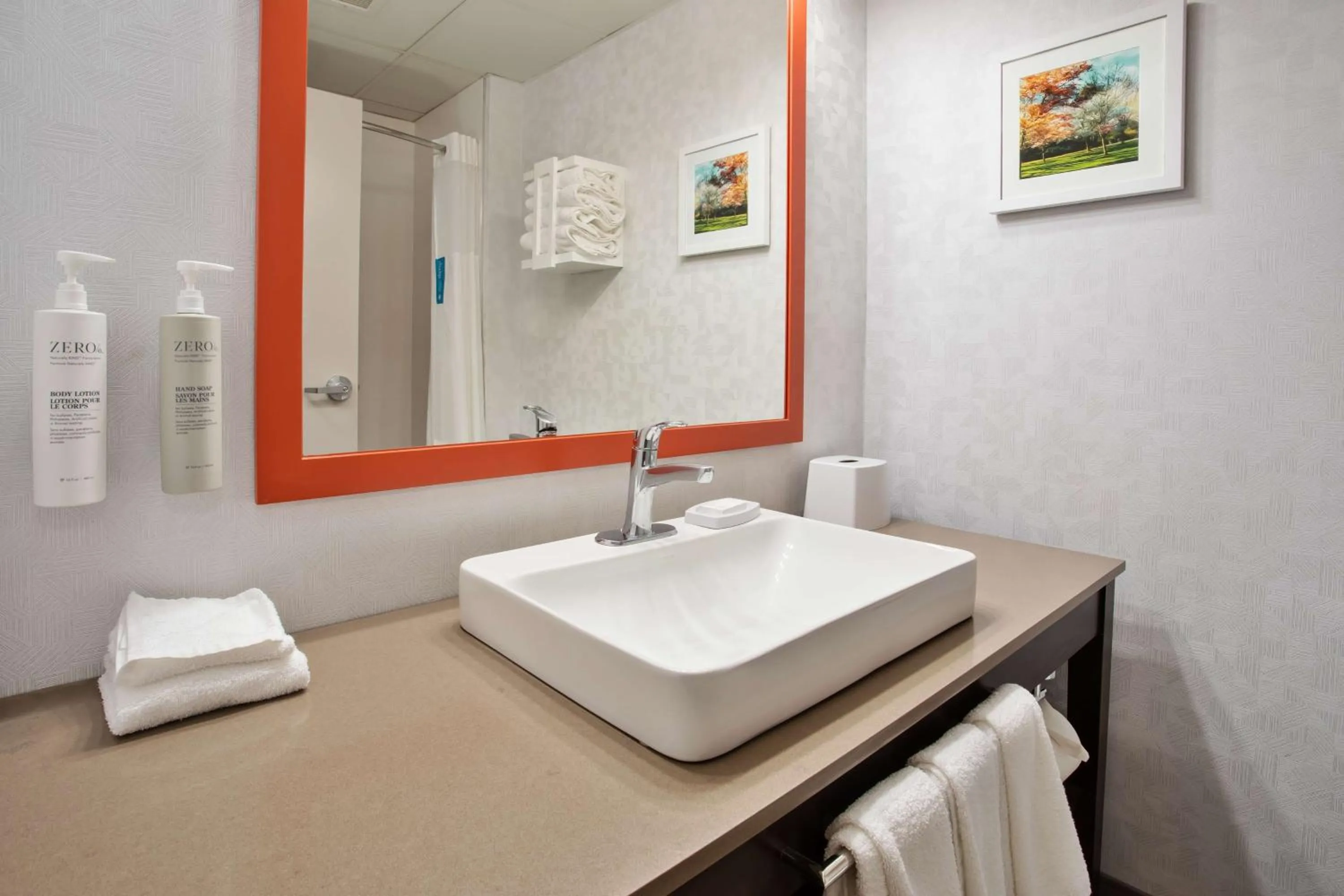 Bathroom in Hampton Inn & Suites By Hilton- Newark Airport Elizabeth
