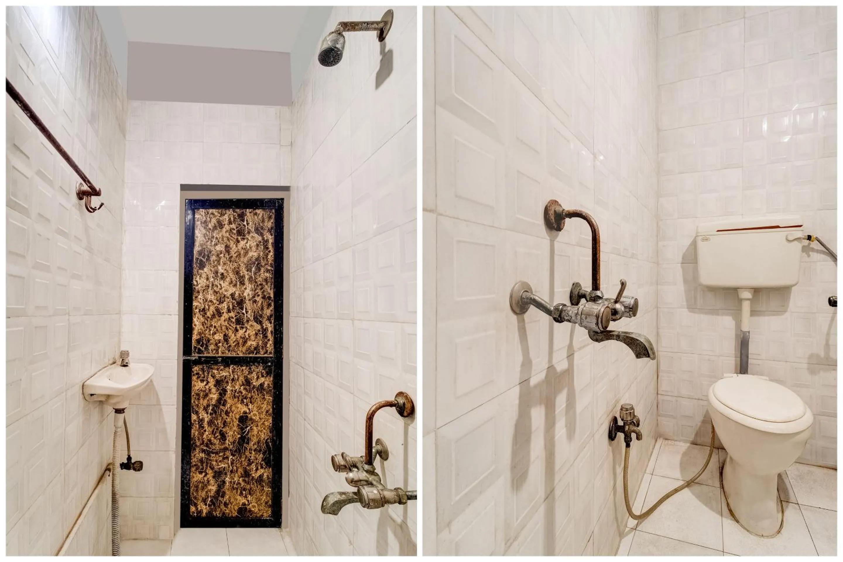 Bathroom in Hotel O Sargam Lodging And Boarding