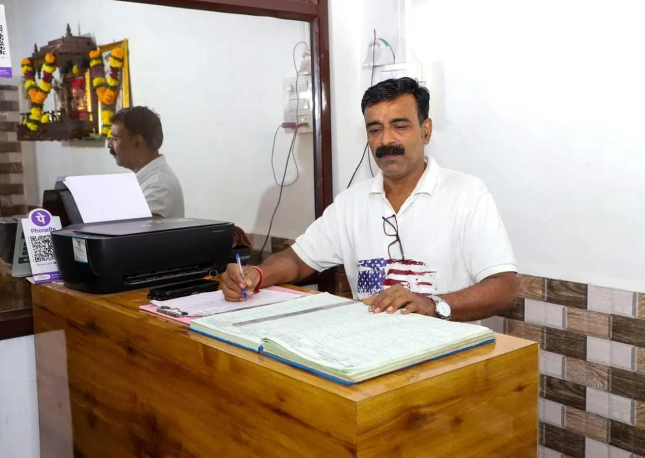 Lobby or reception in Hotel O Sargam Lodging And Boarding