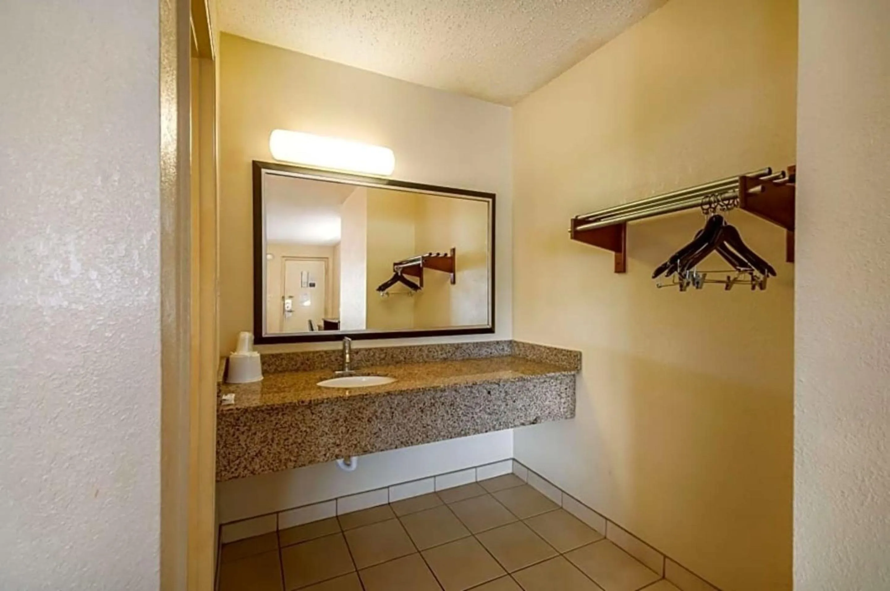 Bathroom in Motel 6-Washington, DC
