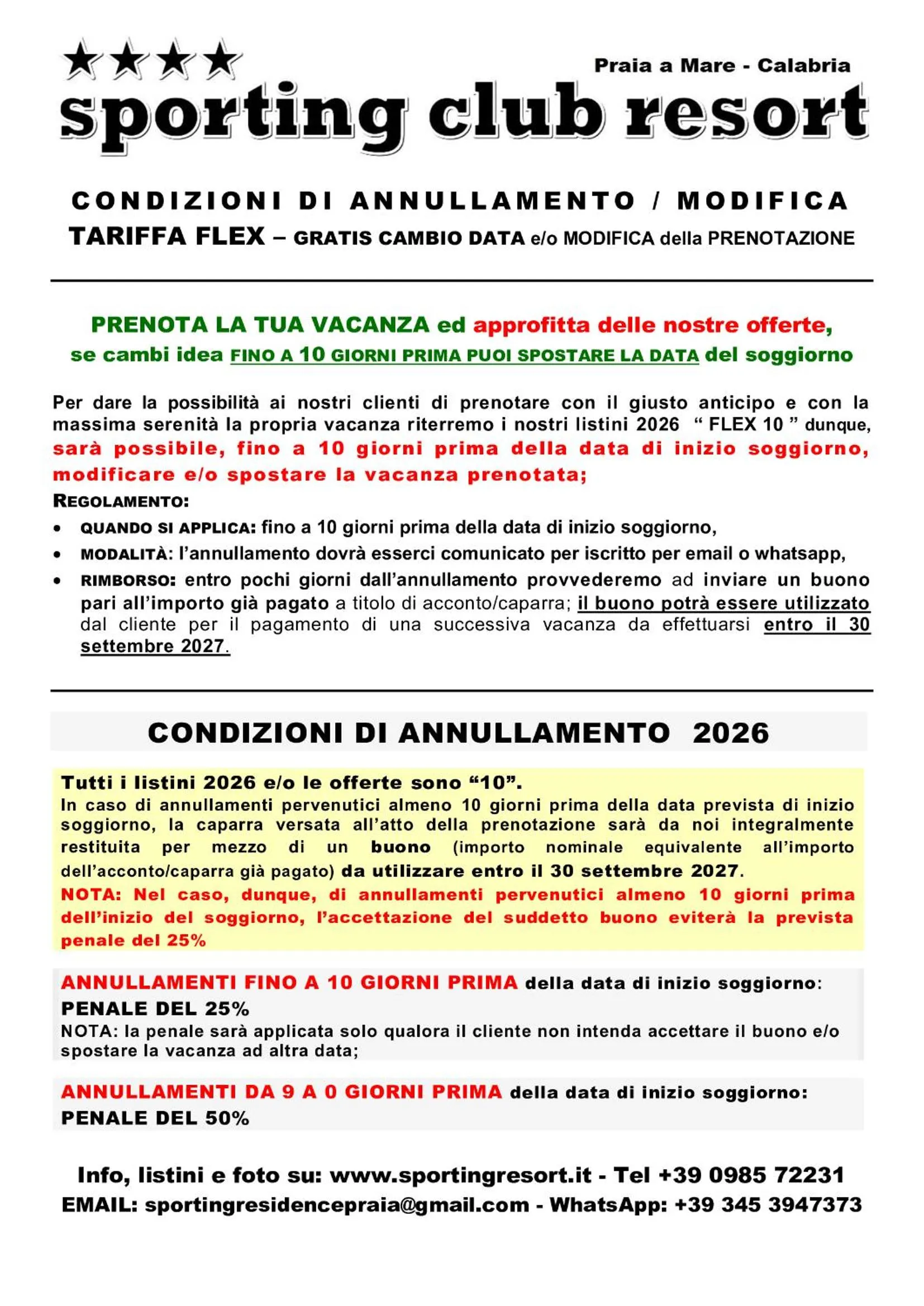 Sporting Club Resort