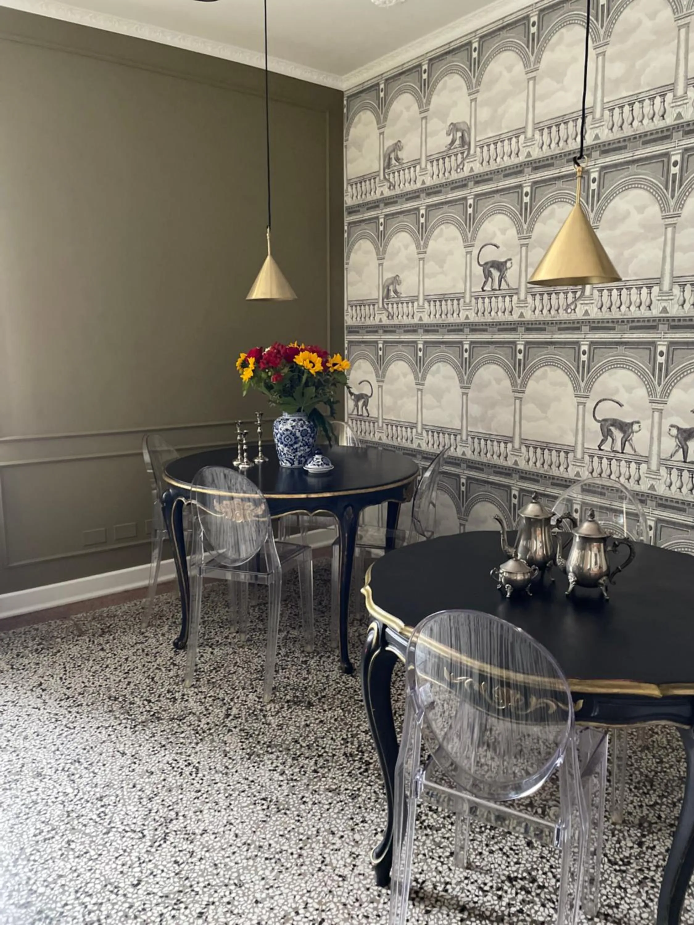 Kitchen or kitchenette in B&B Colombo by Addler House Ospitality