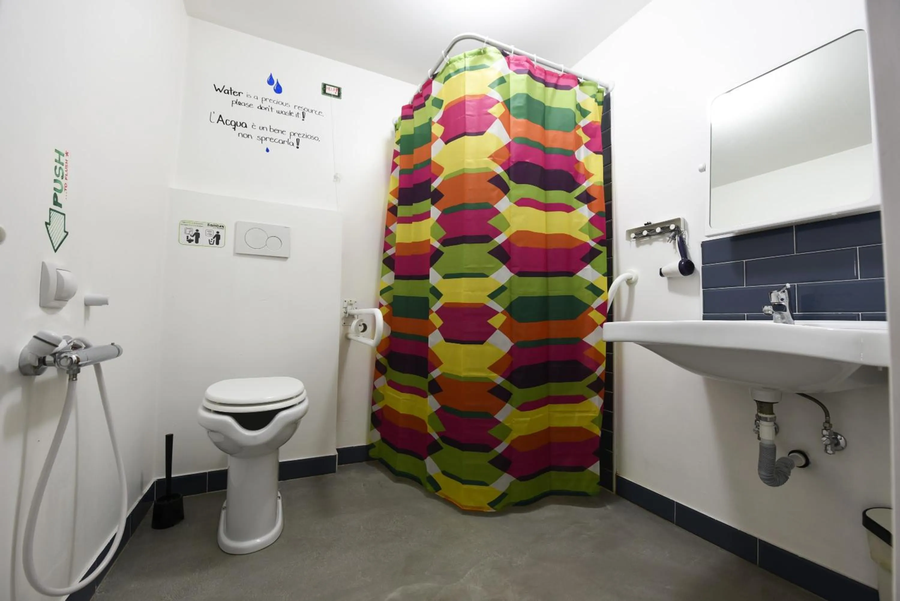 Bathroom in Bamboo Eco Hostel
