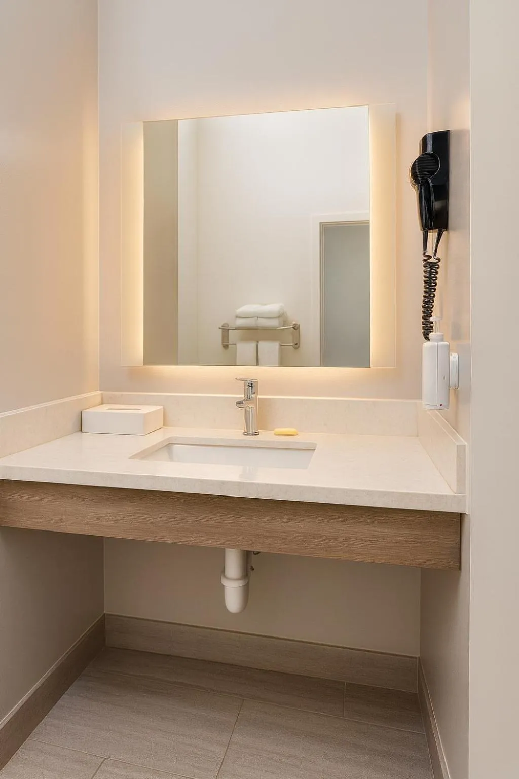 Bathroom in Travelodge by Wyndham LAX