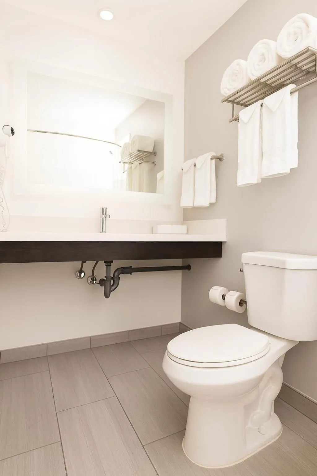 Bathroom in Travelodge by Wyndham LAX