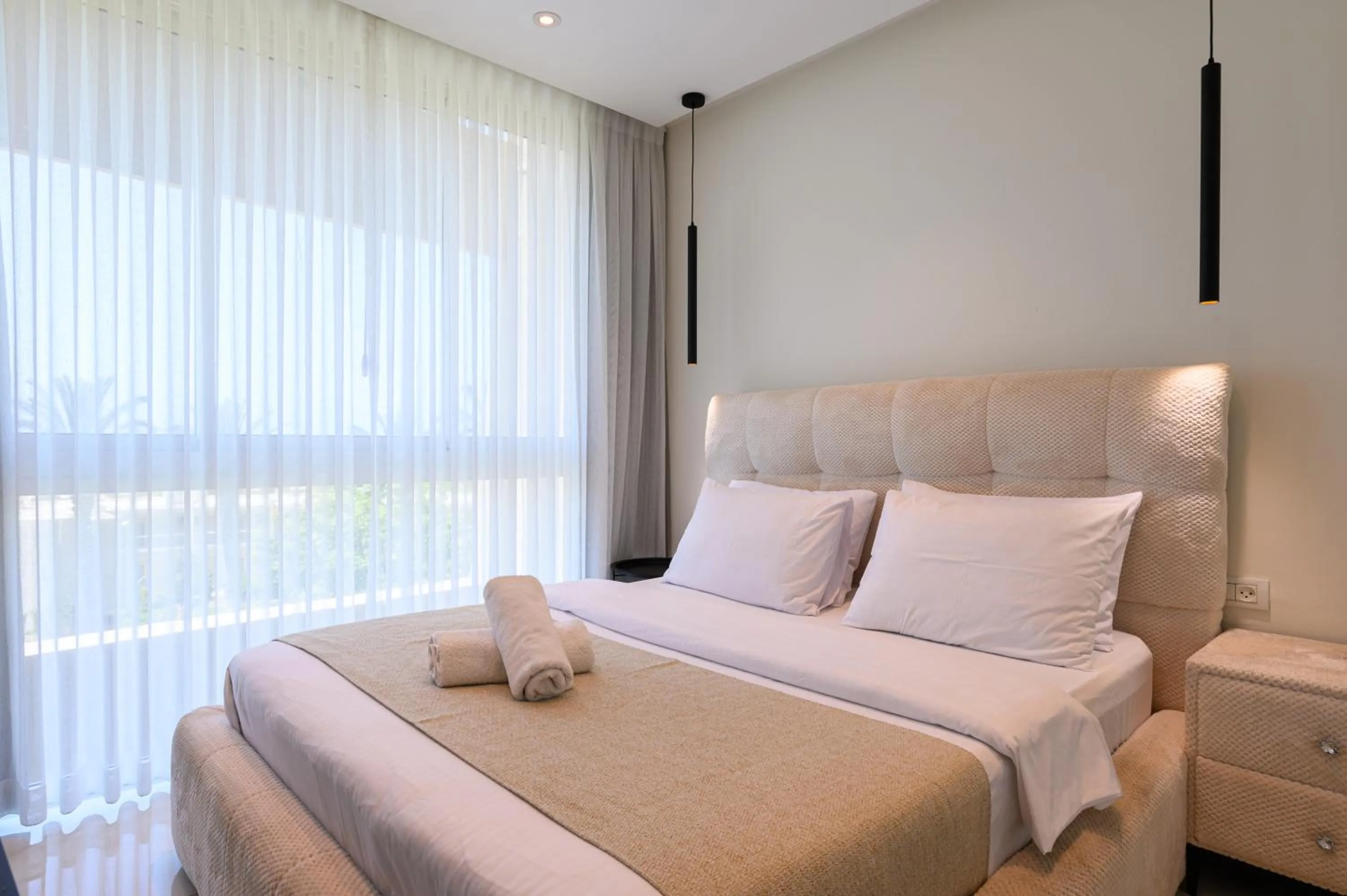 Bed in Royal Suite Caesarea