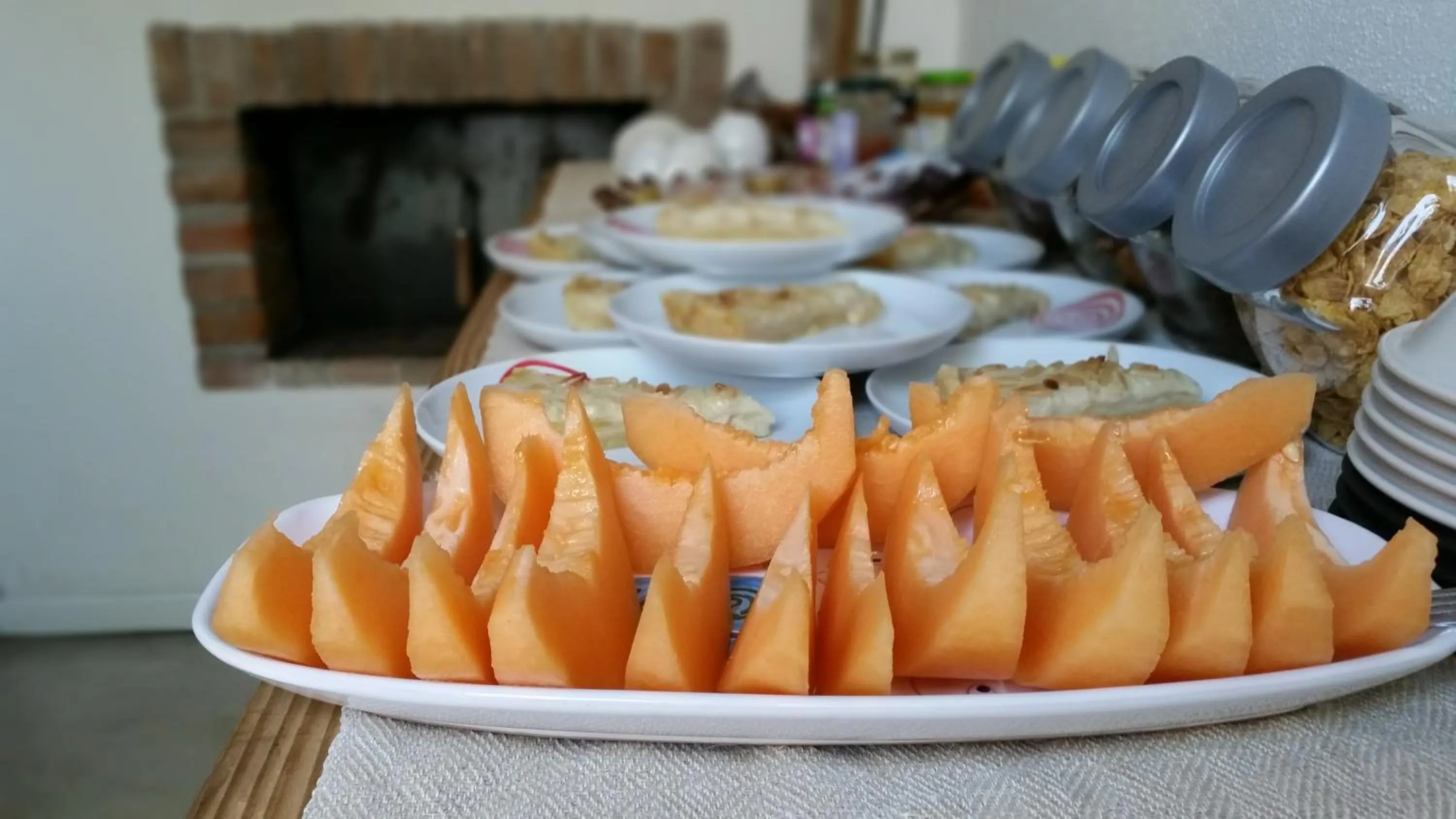 Italian breakfast in Casa Saba