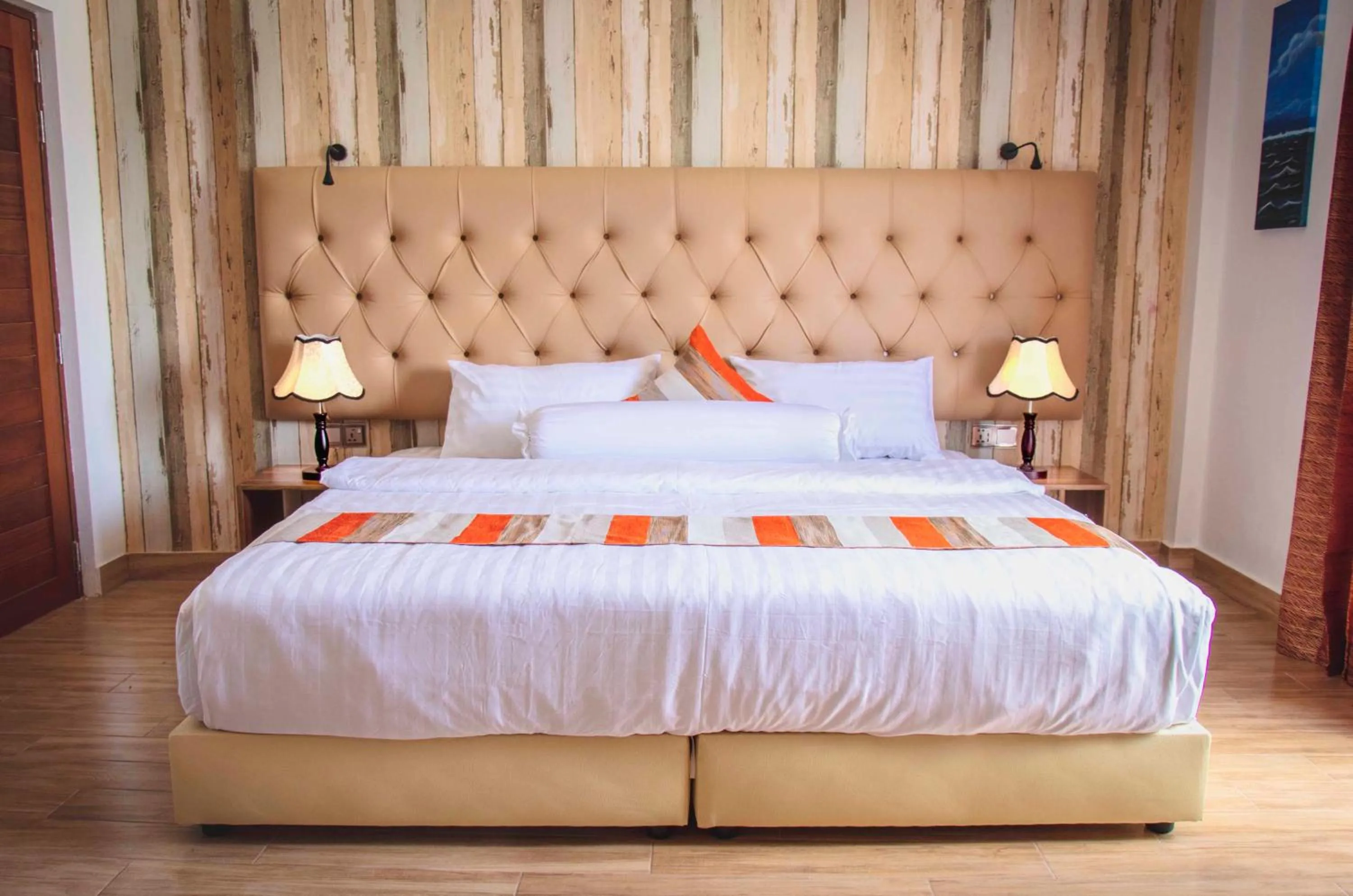 Bed in Rosy Villa Hotel
