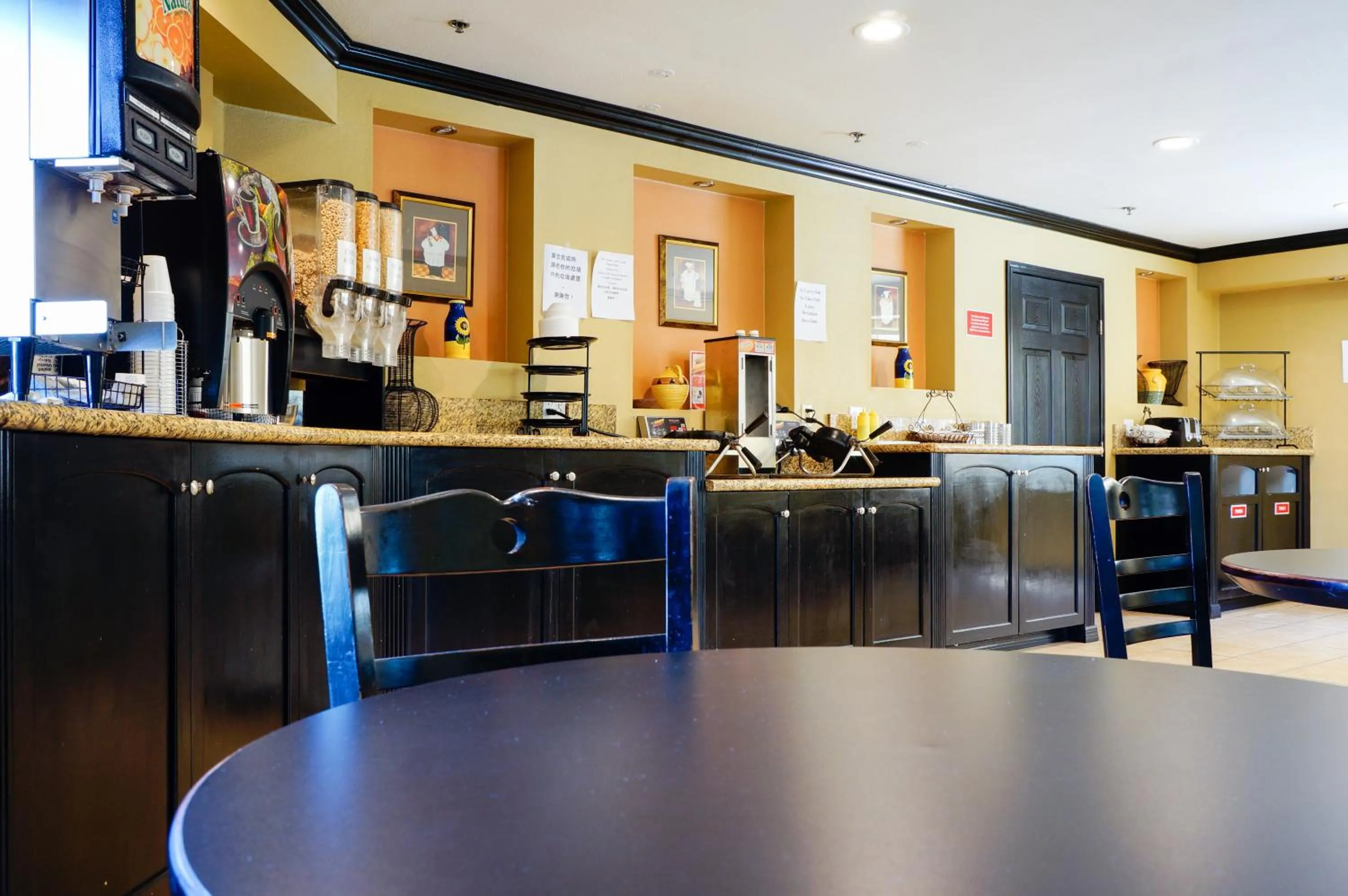 Continental breakfast in Ramada by Wyndham Ontario Airport & Convention Center