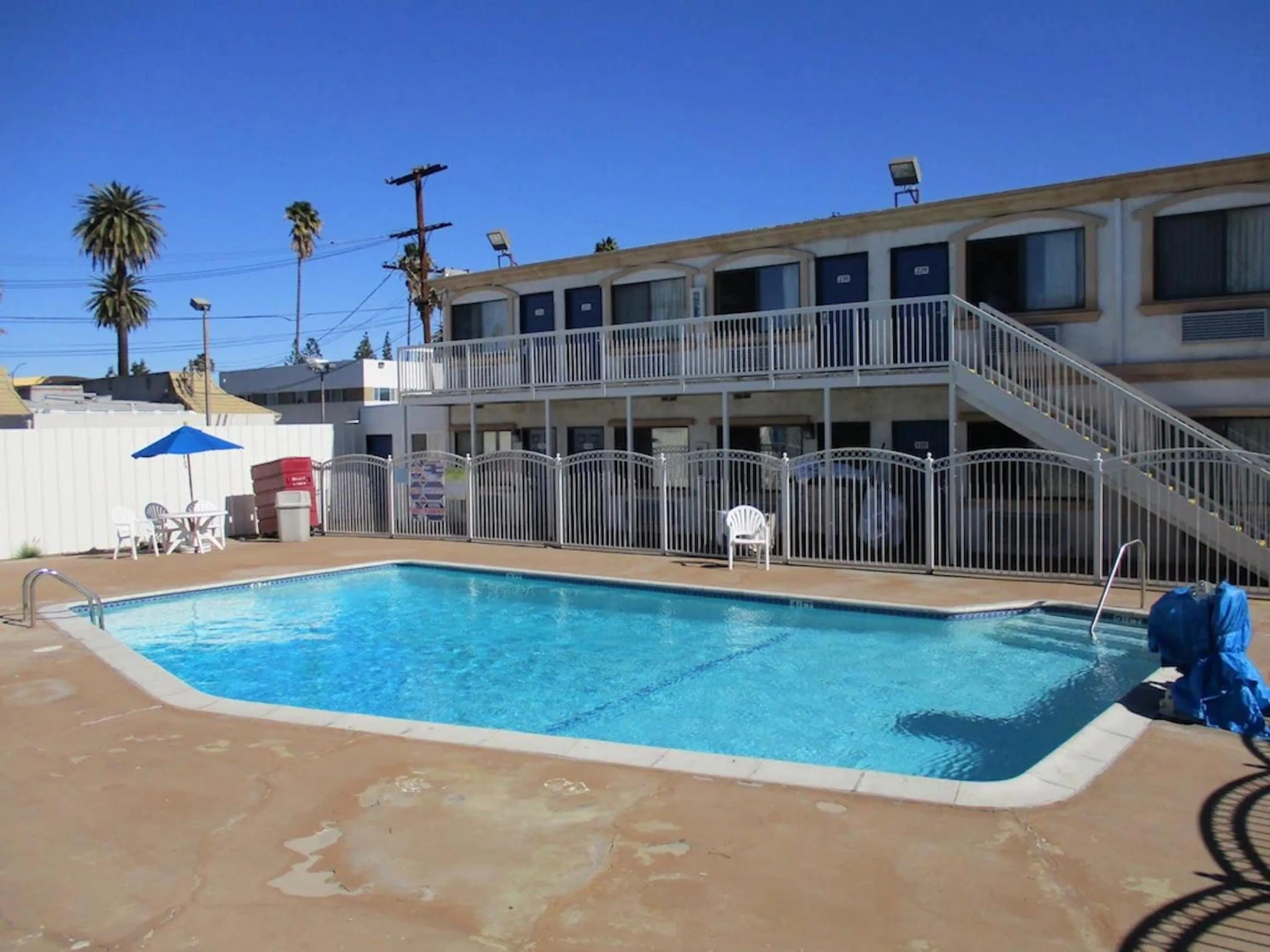 Swimming pool in Motel 6-Canoga Park, CA