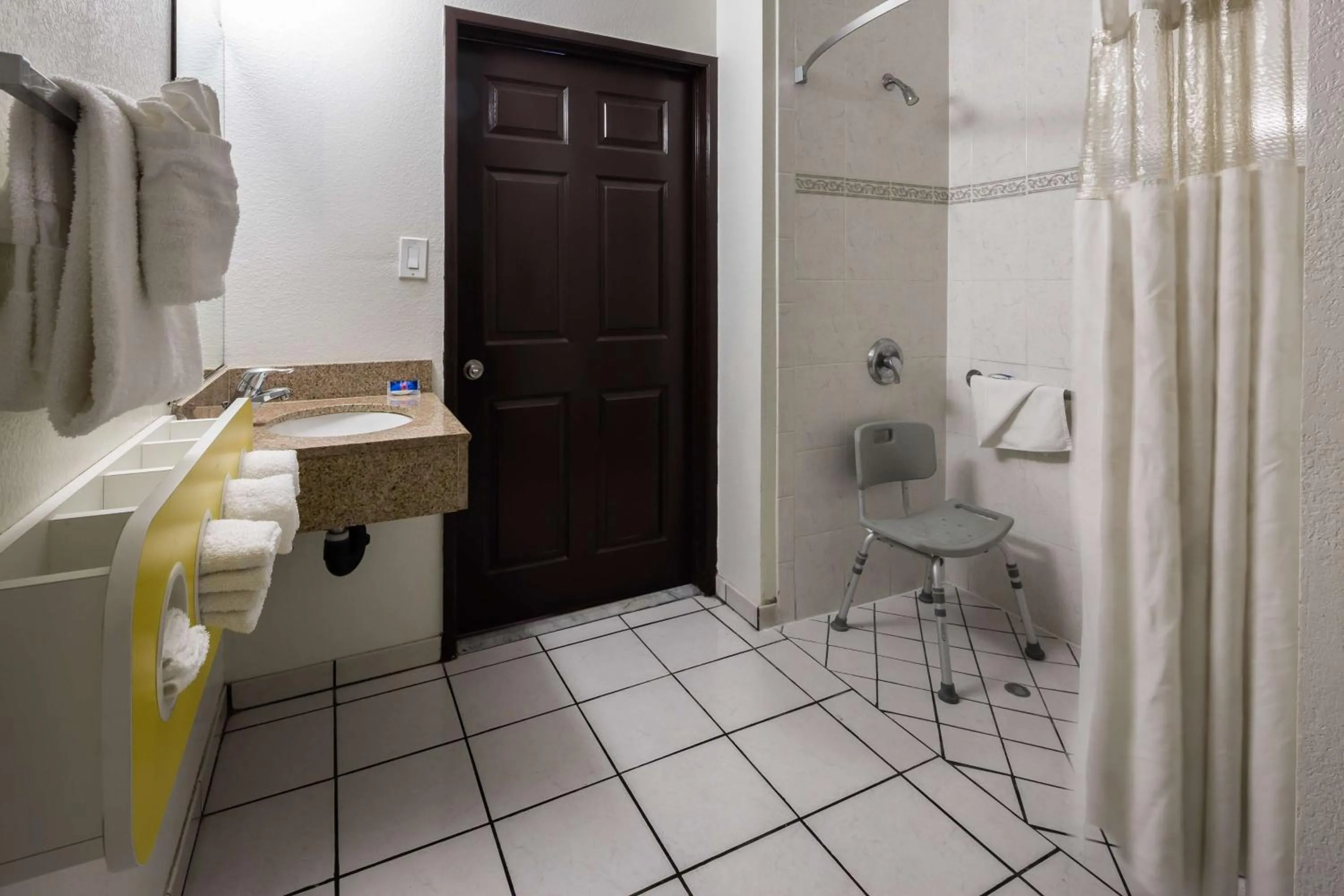 Shower in Motel 6-Canoga Park, CA