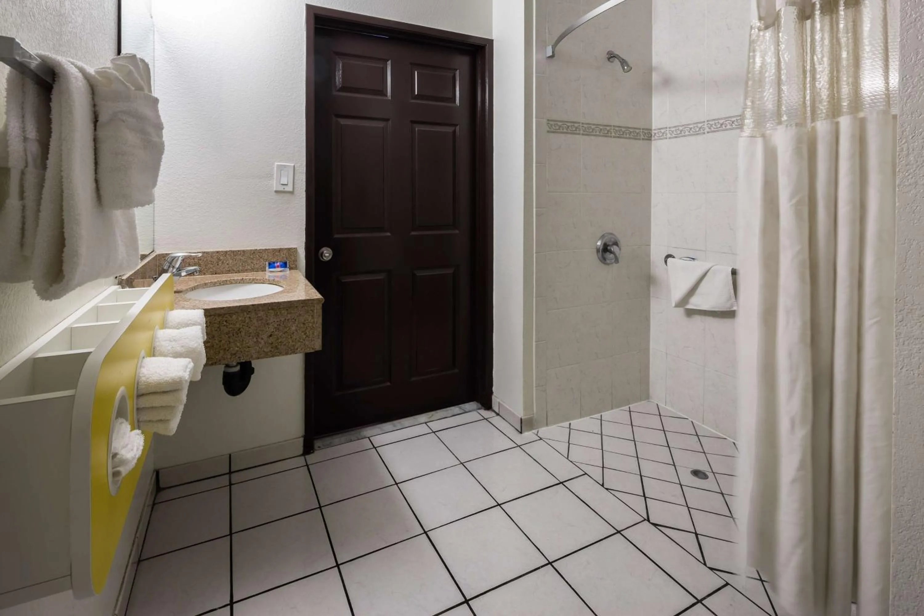 Shower in Motel 6-Canoga Park, CA