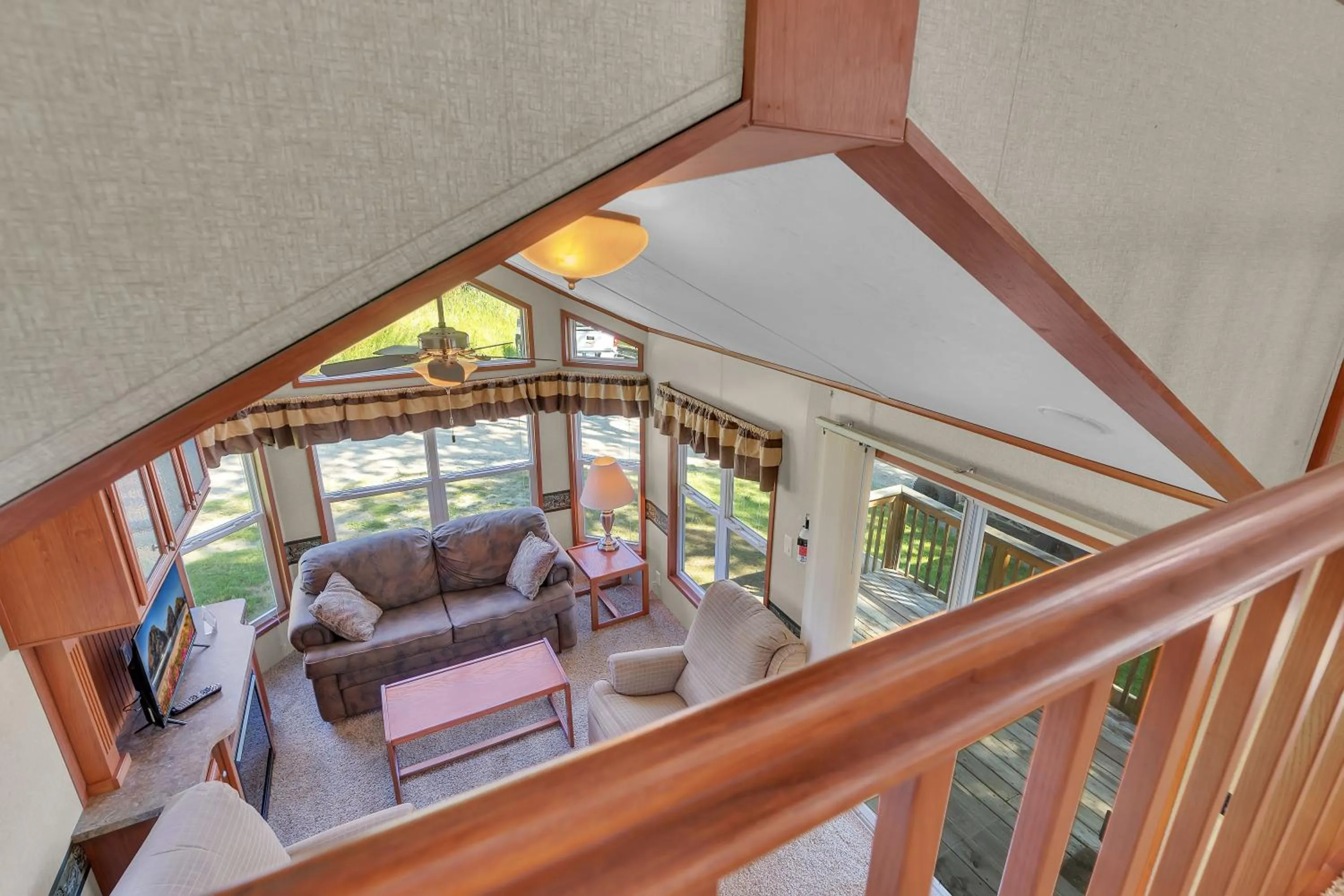 Living room in Blue Moon Resort & Motel