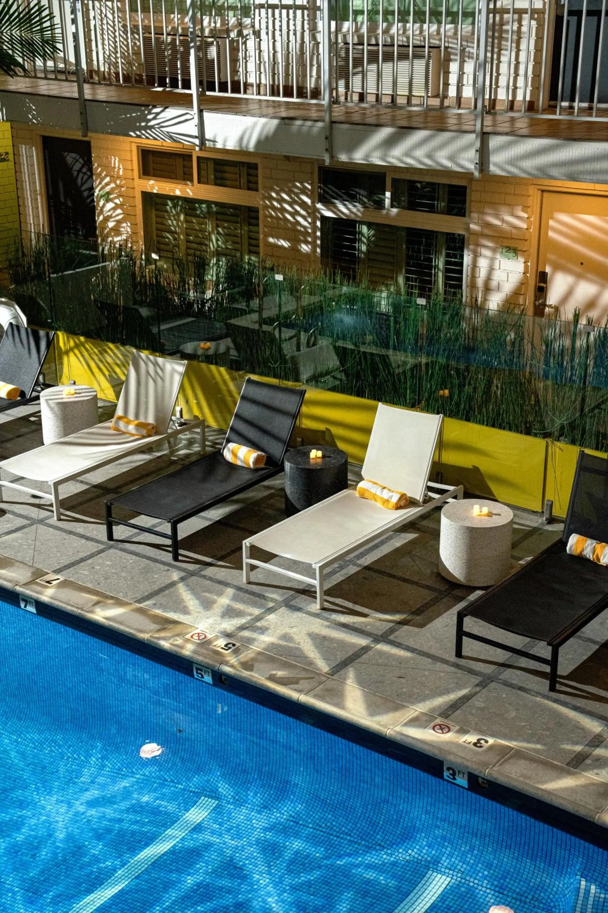 Garden in The Hollywood Franklin Hotel near Universal Studios