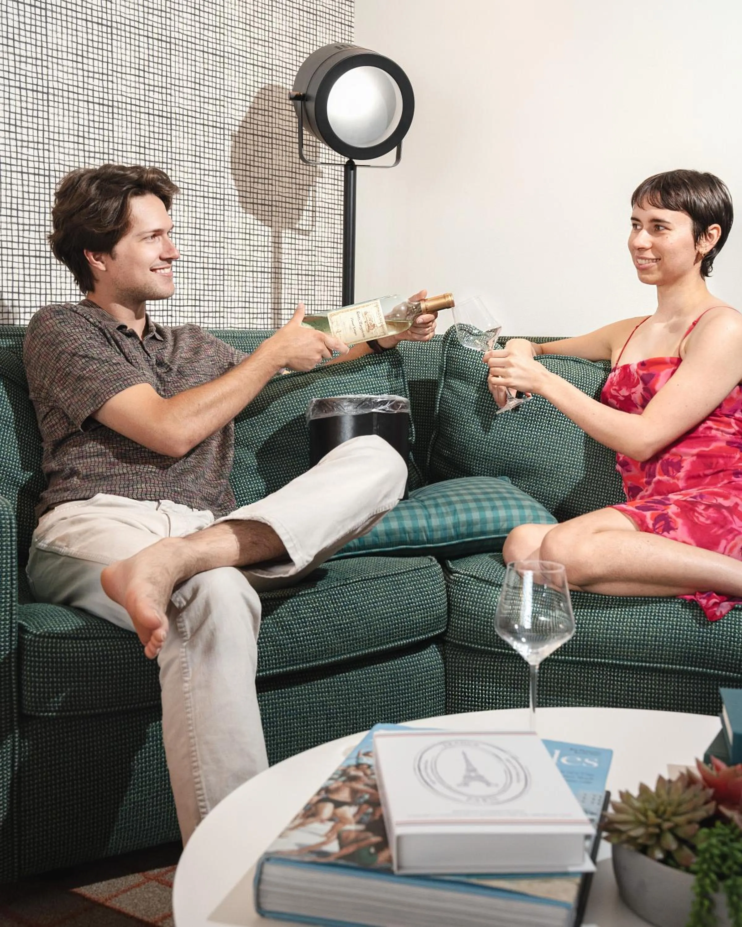 People in The Hollywood Franklin Hotel near Universal Studios