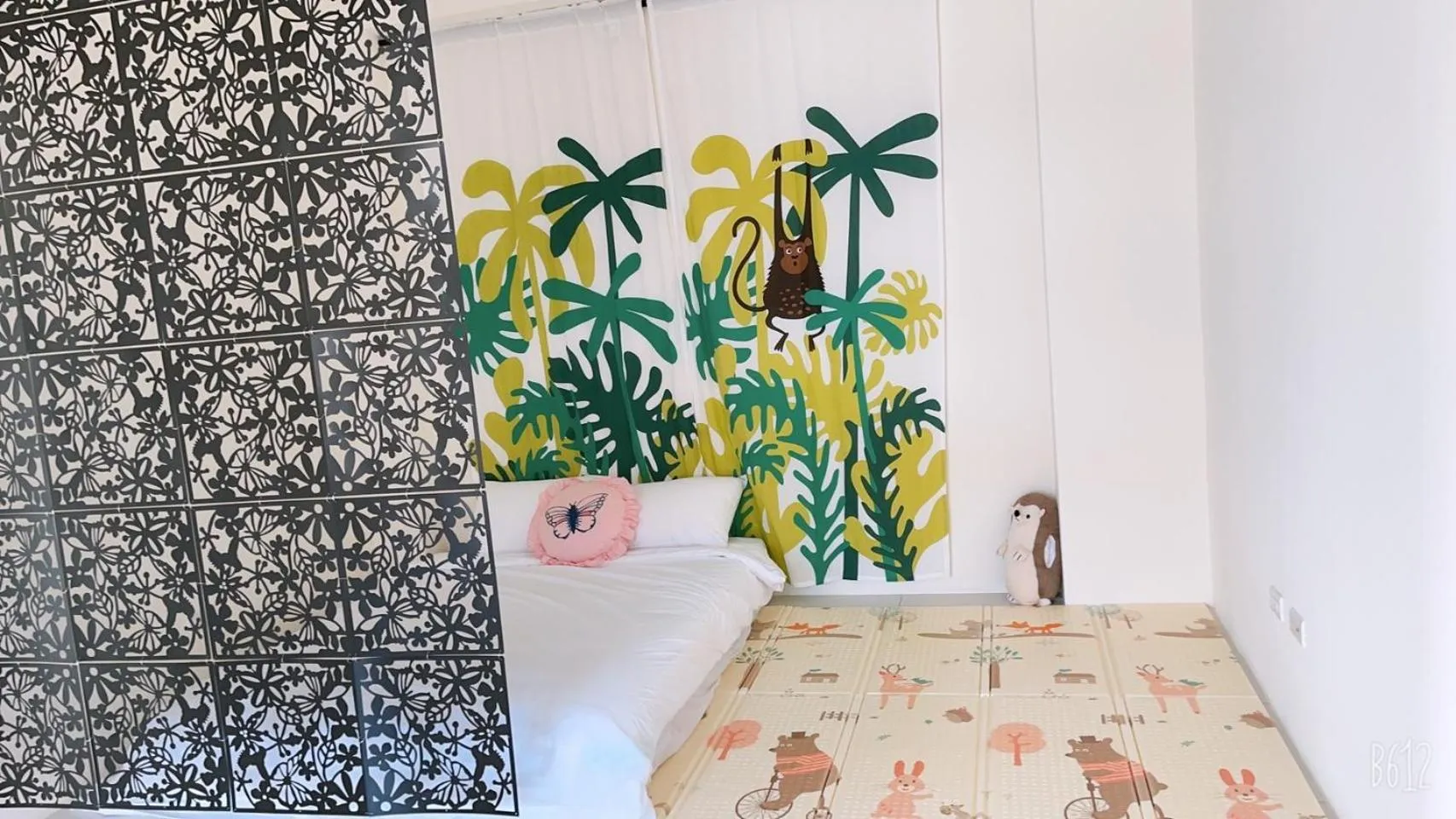 Bed in 梨幸日和 Good Days in Liko