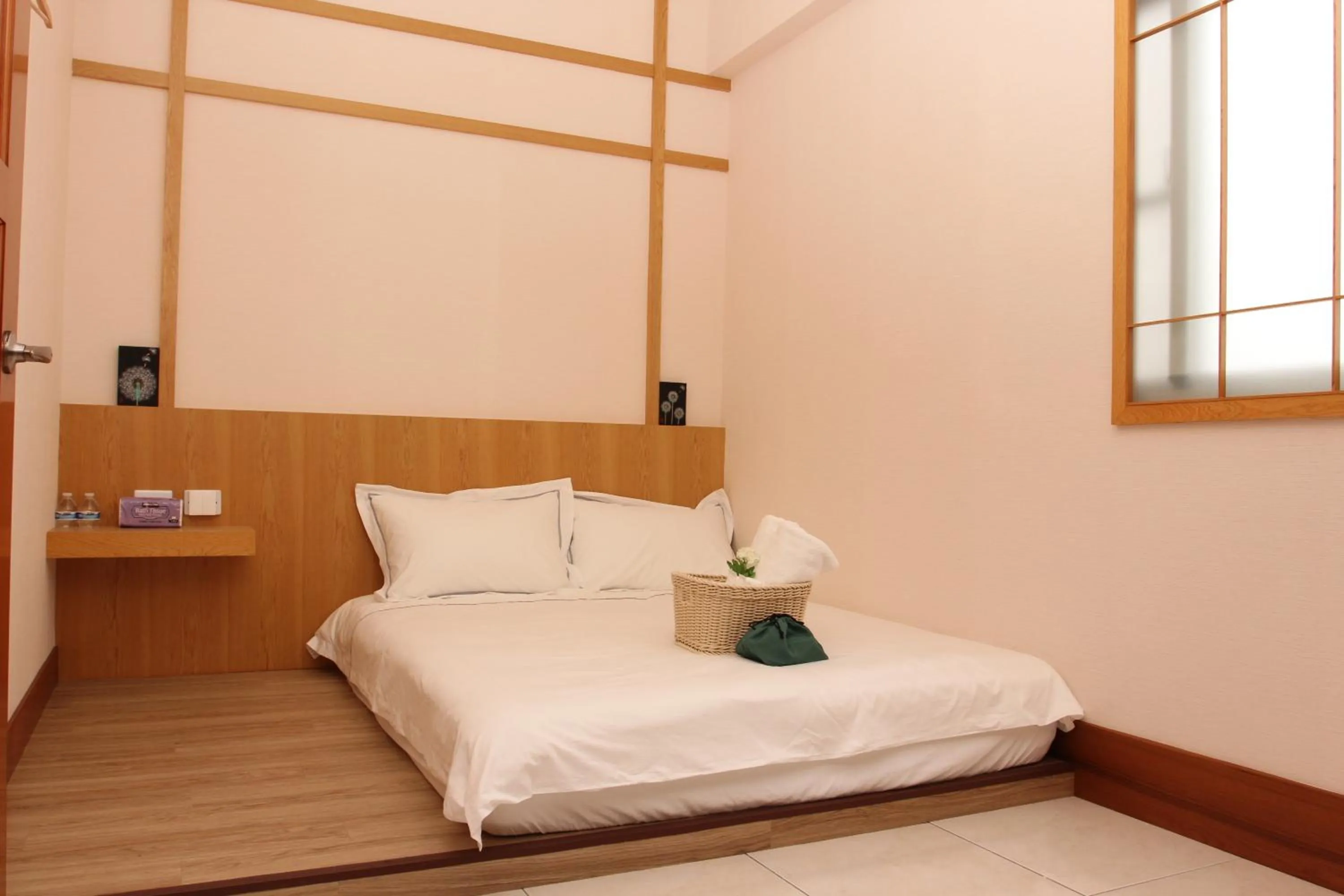 Bed in 梨幸日和 Good Days in Liko