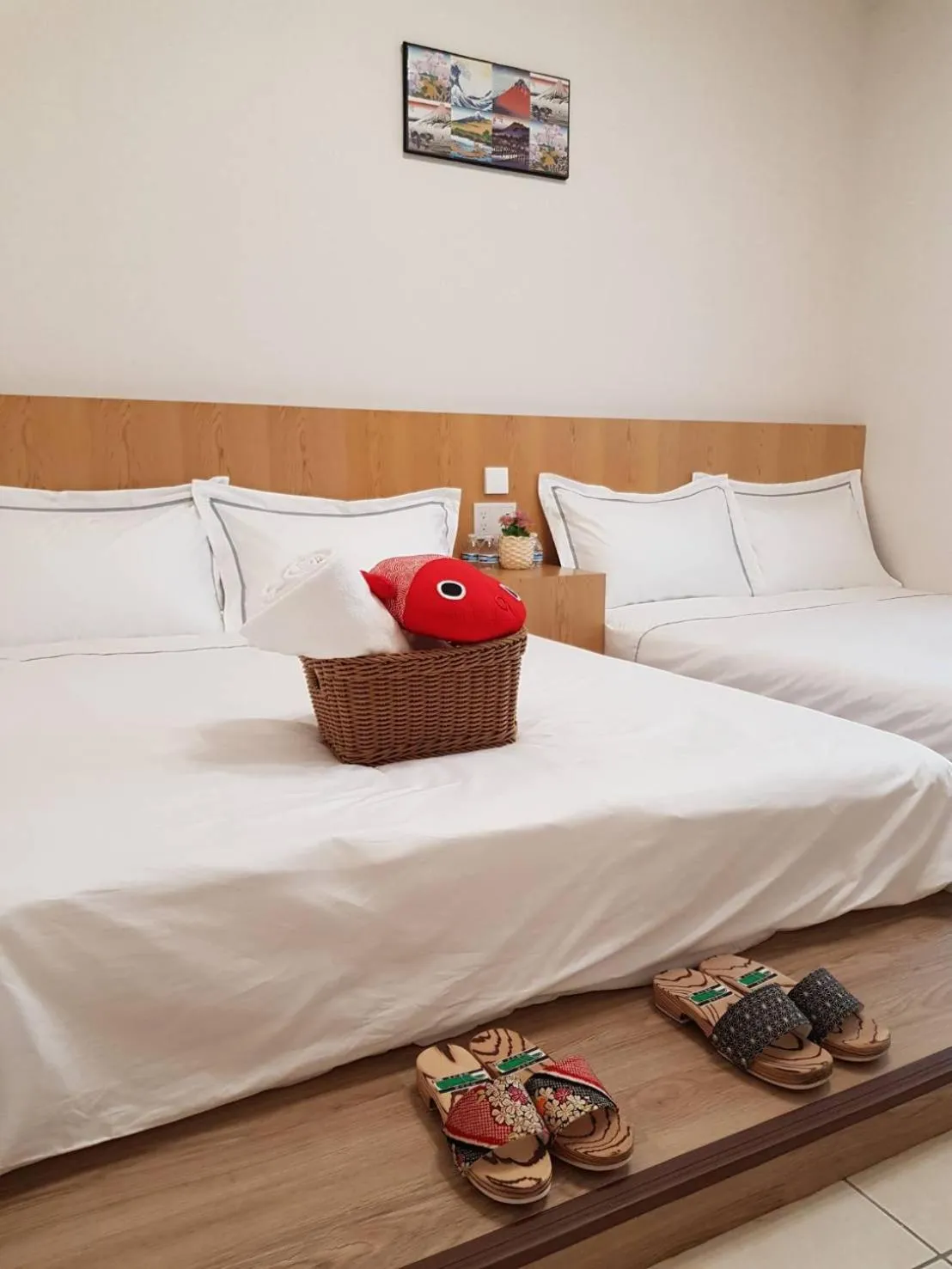 Bed in 梨幸日和 Good Days in Liko