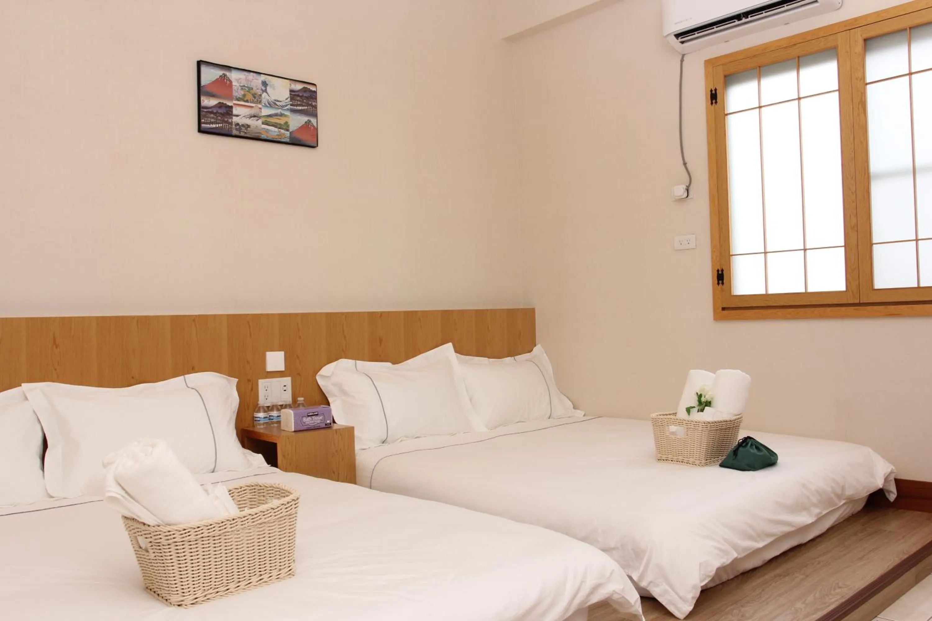 Bed in 梨幸日和 Good Days in Liko