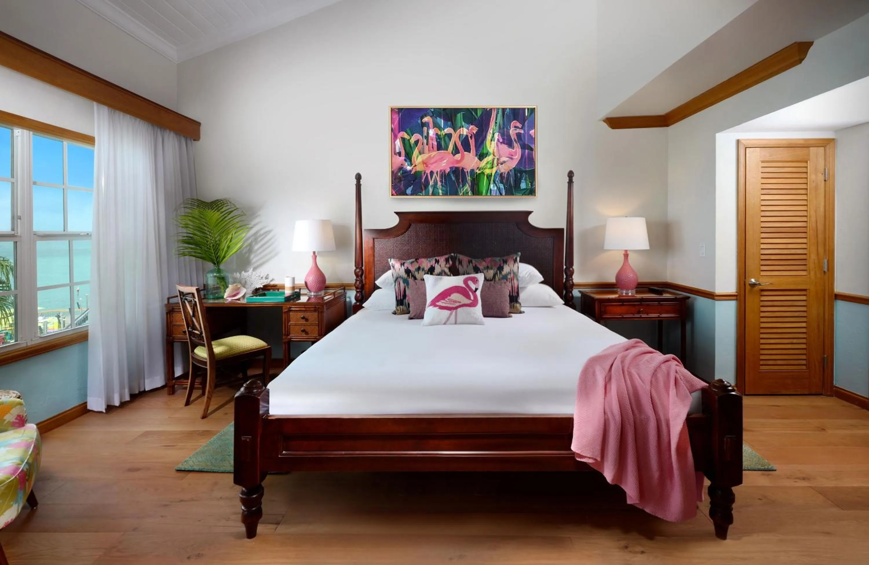 Bed in Ocean Key Resort & Spa, a Noble House Resort