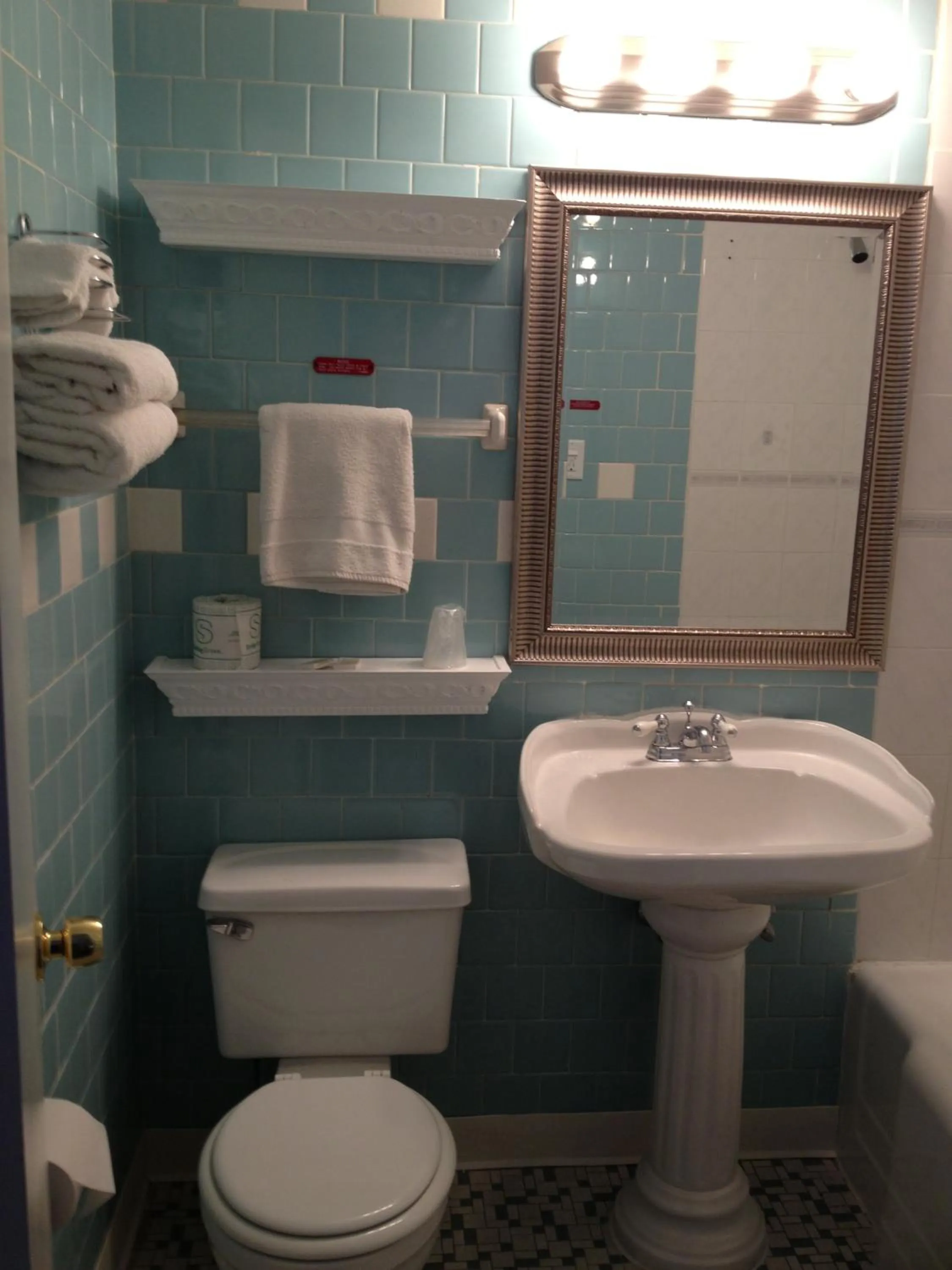 Bathroom in Moonlite Motel