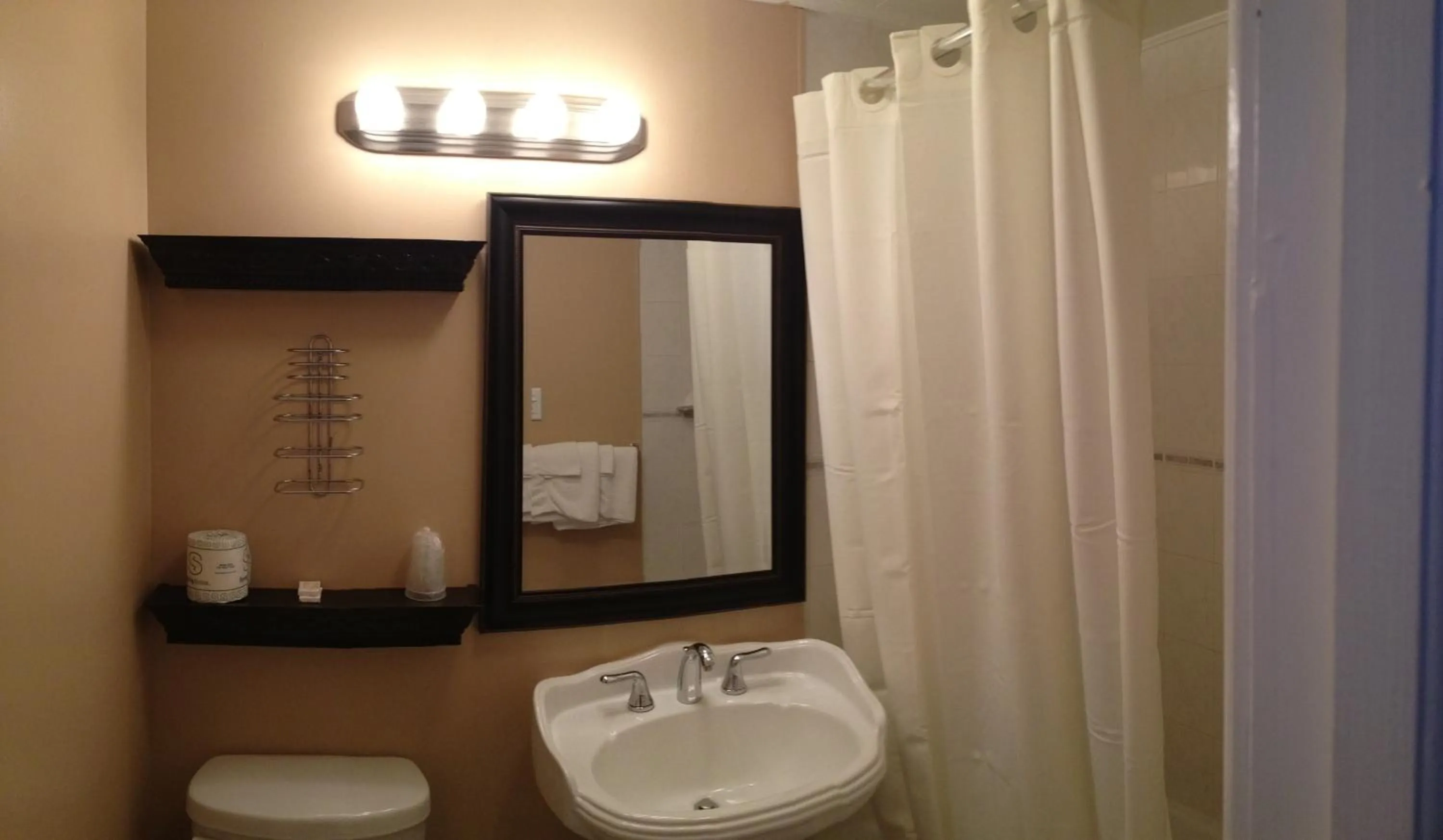 Bathroom in Moonlite Motel