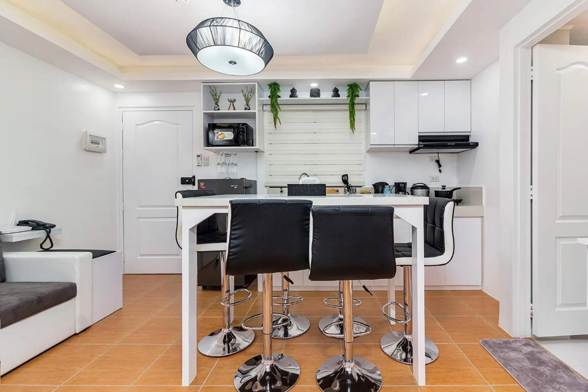 Kitchen or kitchenette in Evania by J&J Homes 2BR Unit At One Oasis Cebu