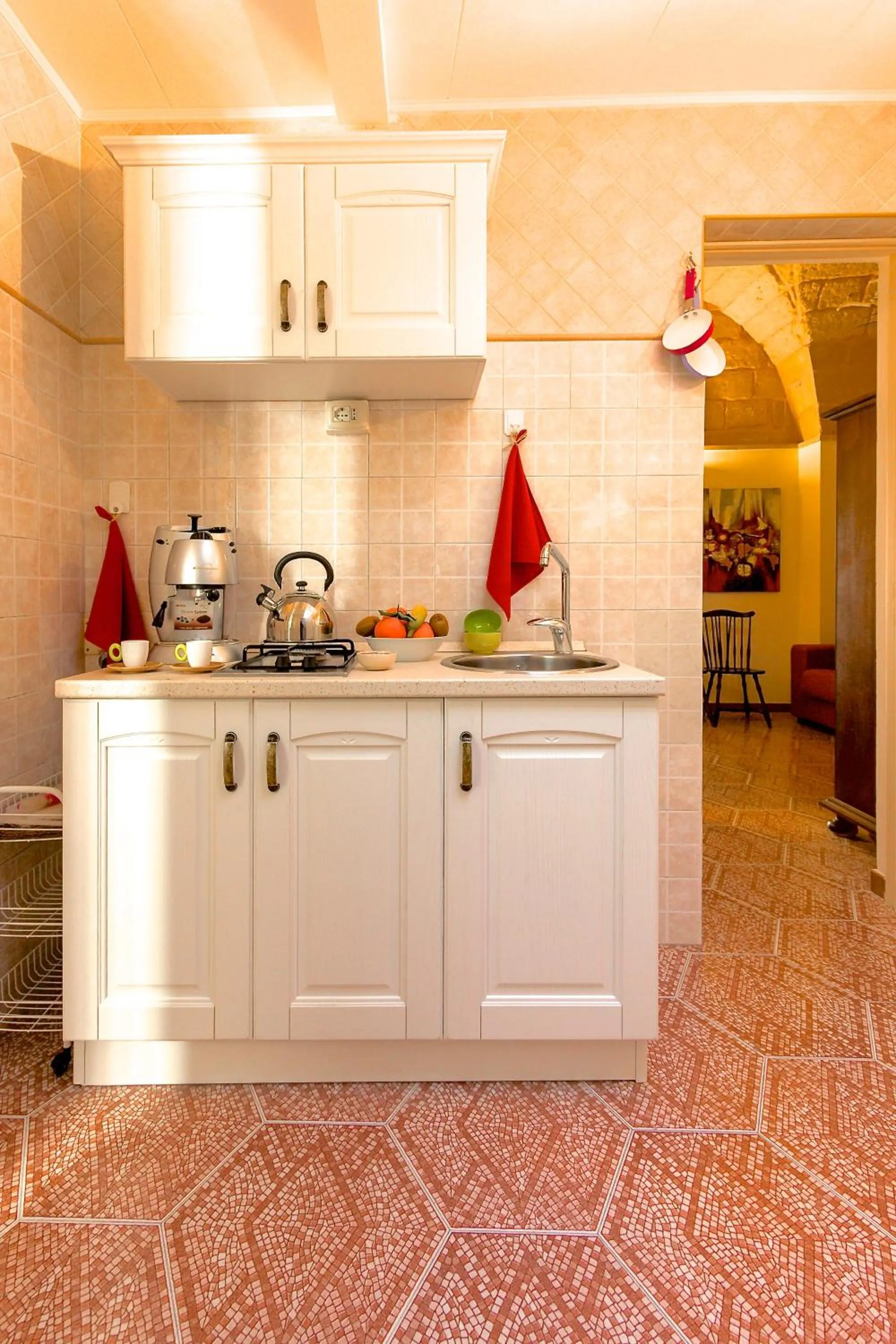 Kitchen or kitchenette in B&B Corte Dei Musco