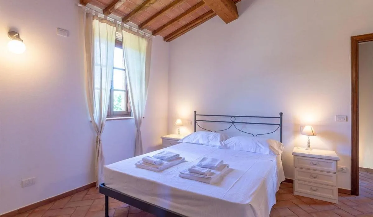 Bed in Poggio Cennina Resort