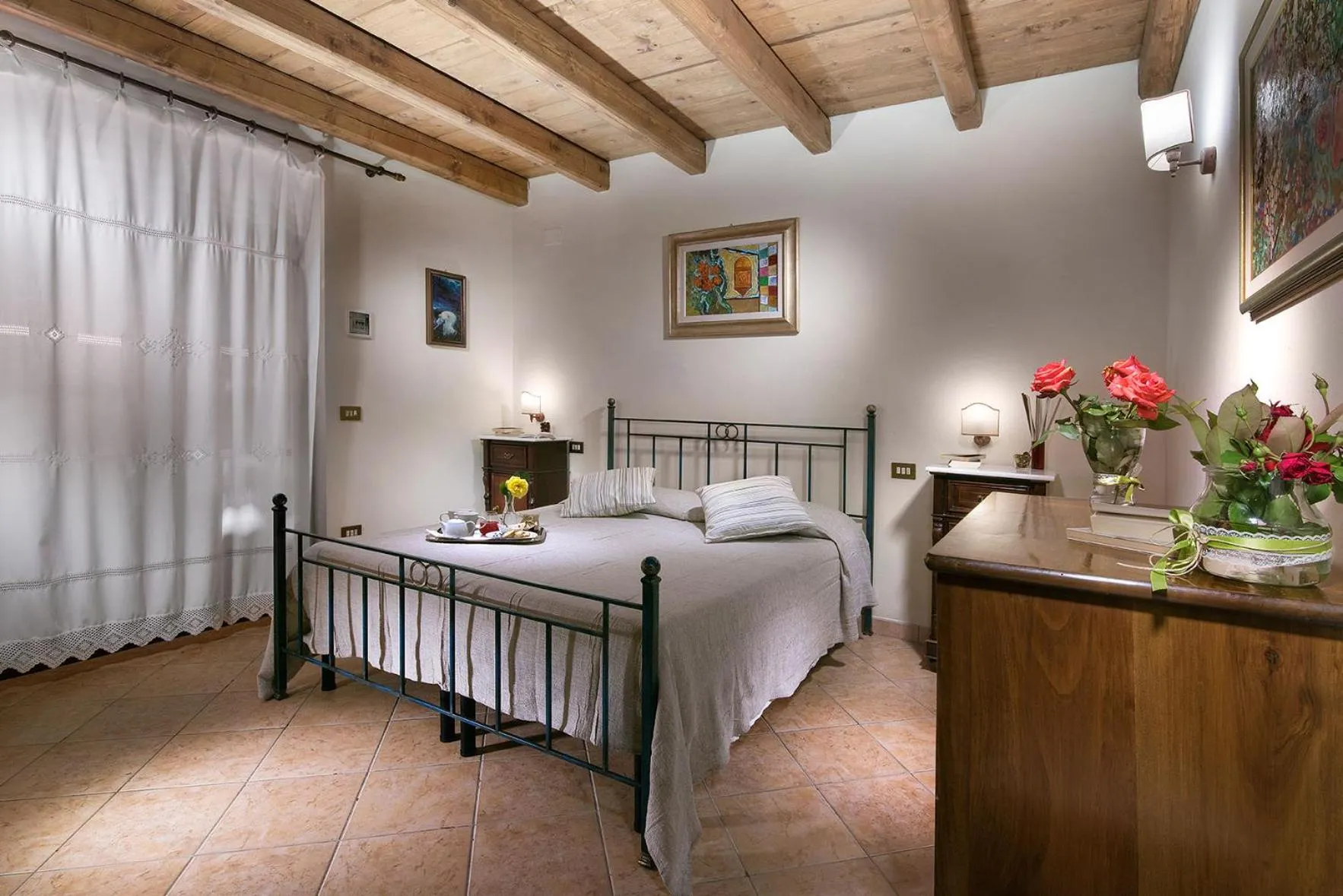 Bed in Agriturismo Valleverde