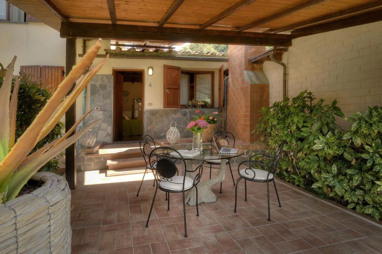 Patio in Agriturismo Valleverde
