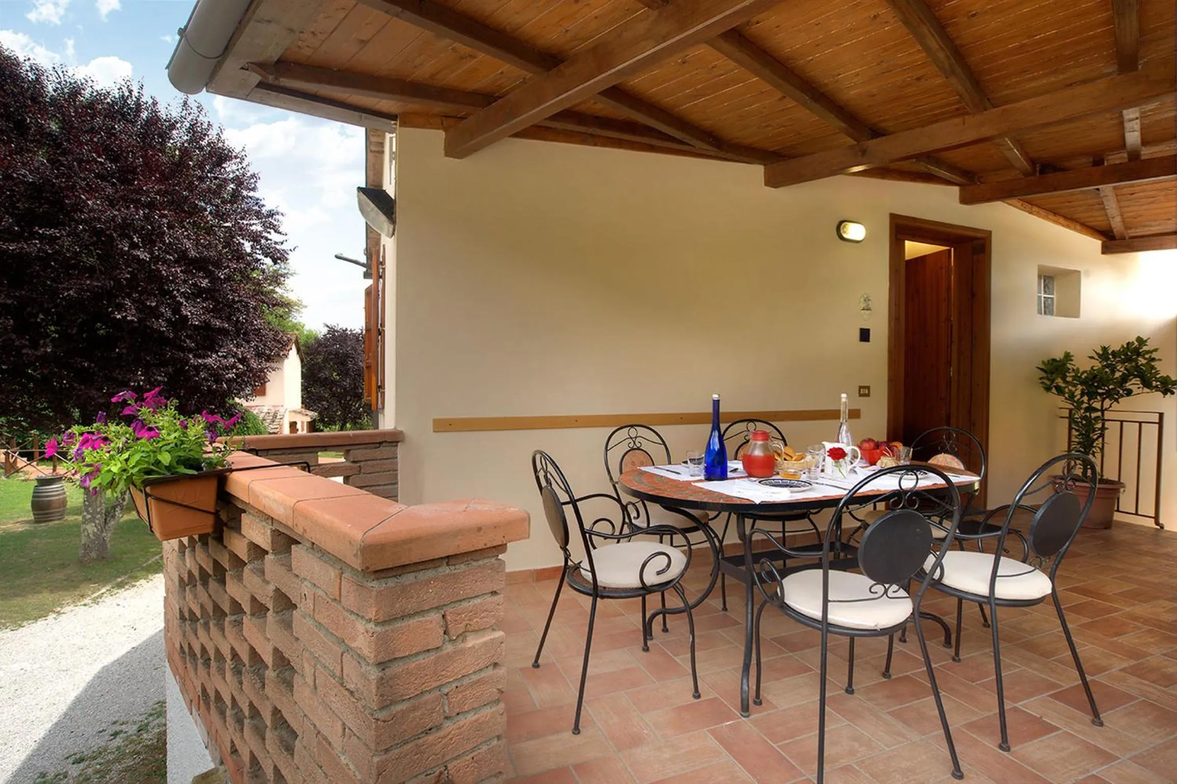 Balcony/Terrace in Agriturismo Valleverde
