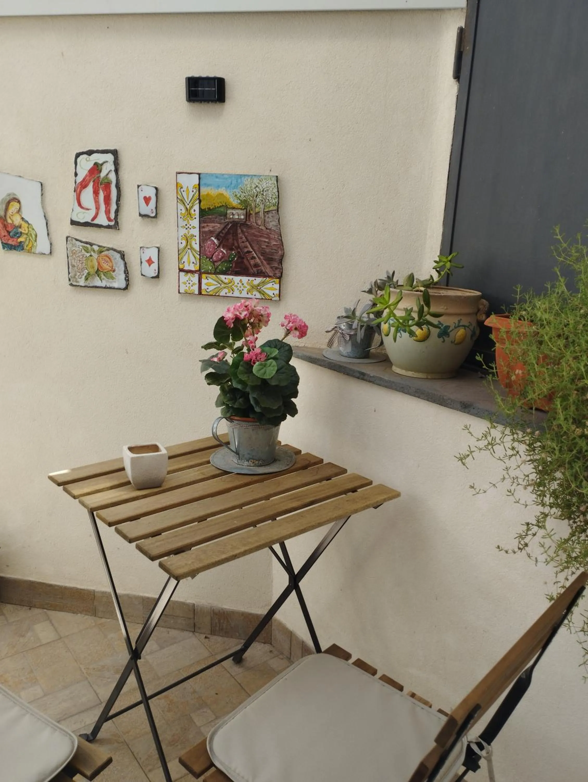 Inner courtyard view in Casa al Centro Storico